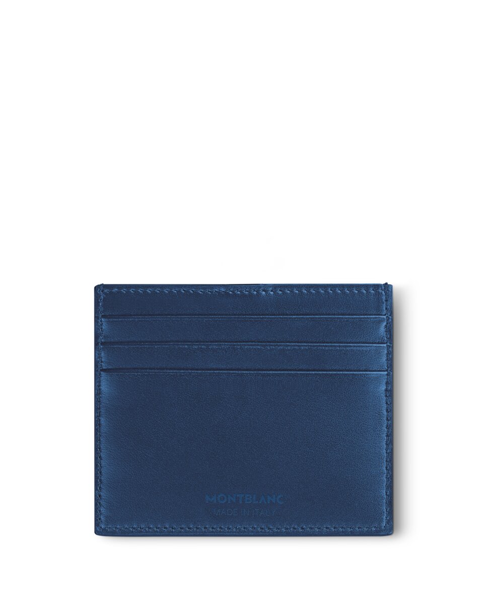 Imagen 3 de Tarjetero unisex de piel color - Montblanc - Azul Azul