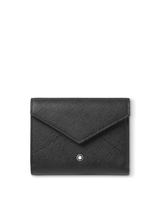 Imagen 0 de Cartera unisex de piel color negro