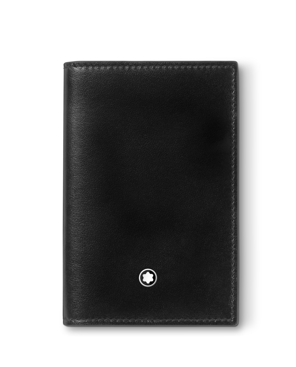 Tarjetero unisex de piel color - Montblanc - Negro Negro-2