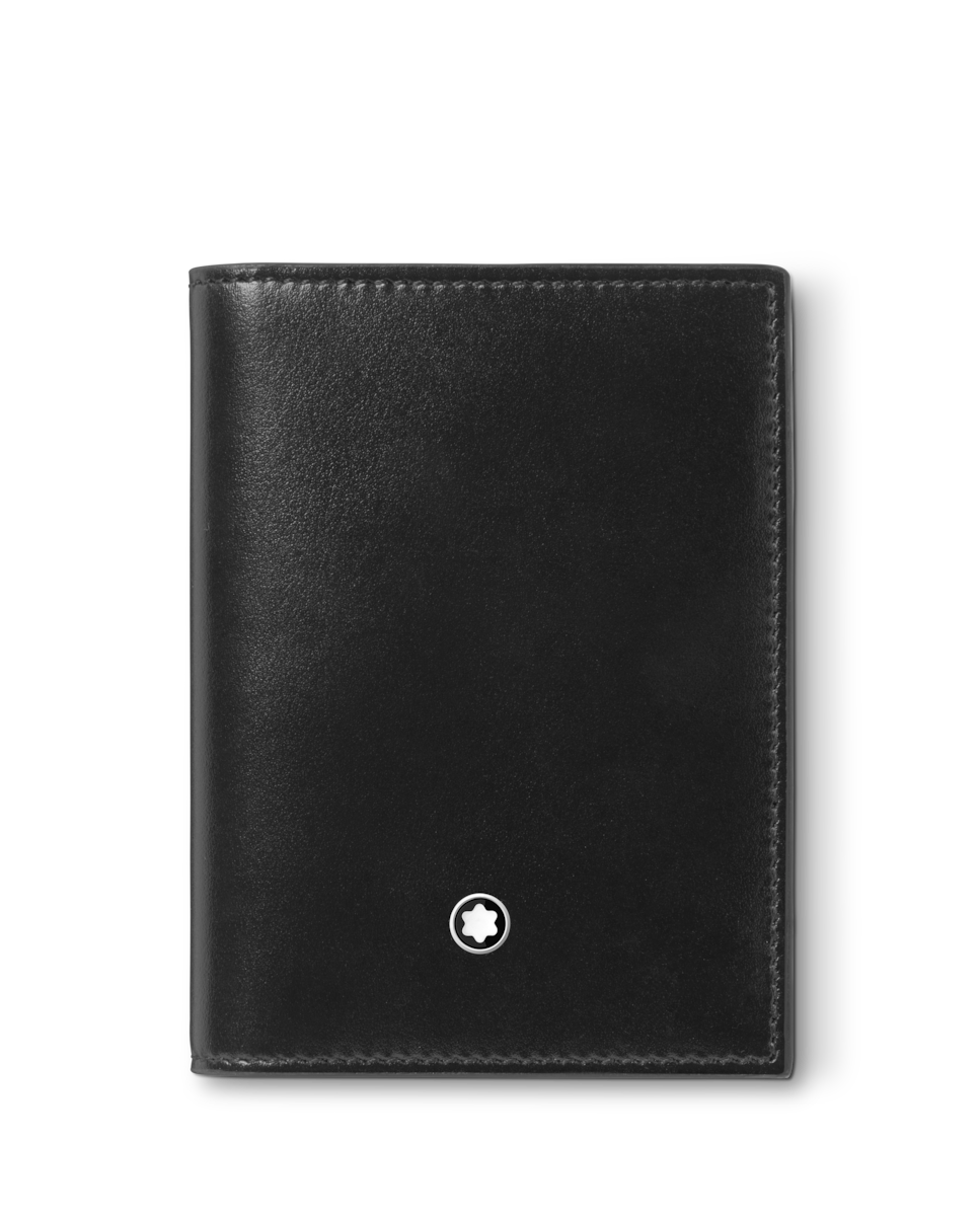 Tarjetero unisex de piel color - Montblanc - Negro Negro-2