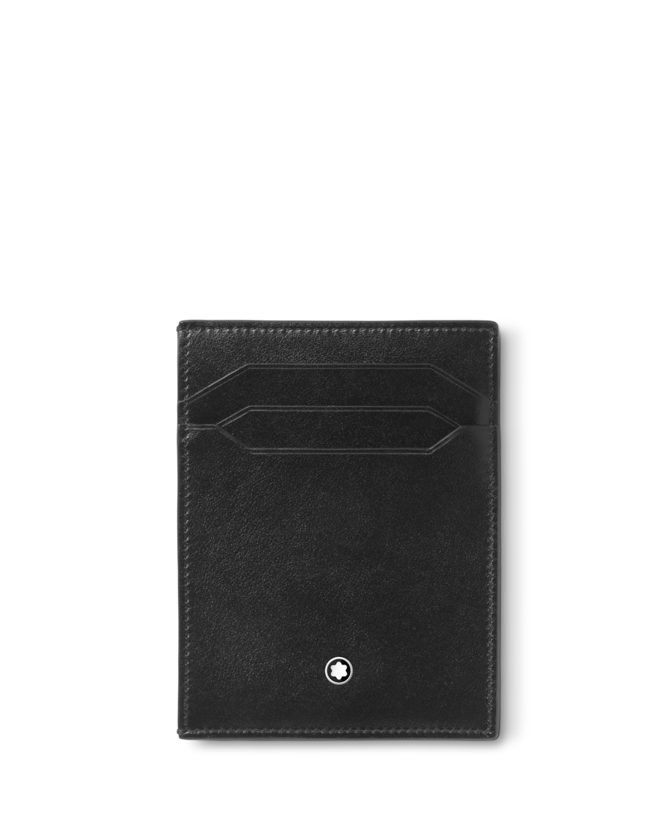 Tarjetero unisex de piel color - Montblanc - Negro Negro-2