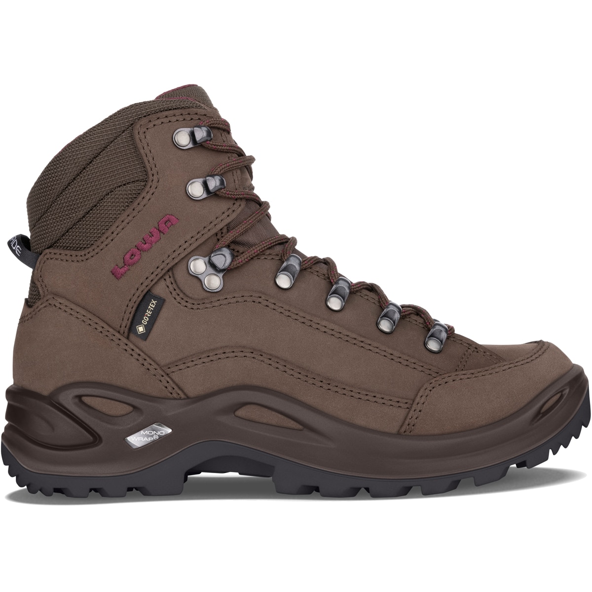 Lowa Botas de montaña de mujer Renegade Gore-Tex Marrón chocolate