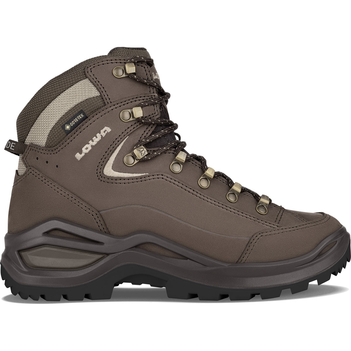 Lowa Botas de montaña de mujer Renegade Evo Gtx Mid Ws Marrón oscuro