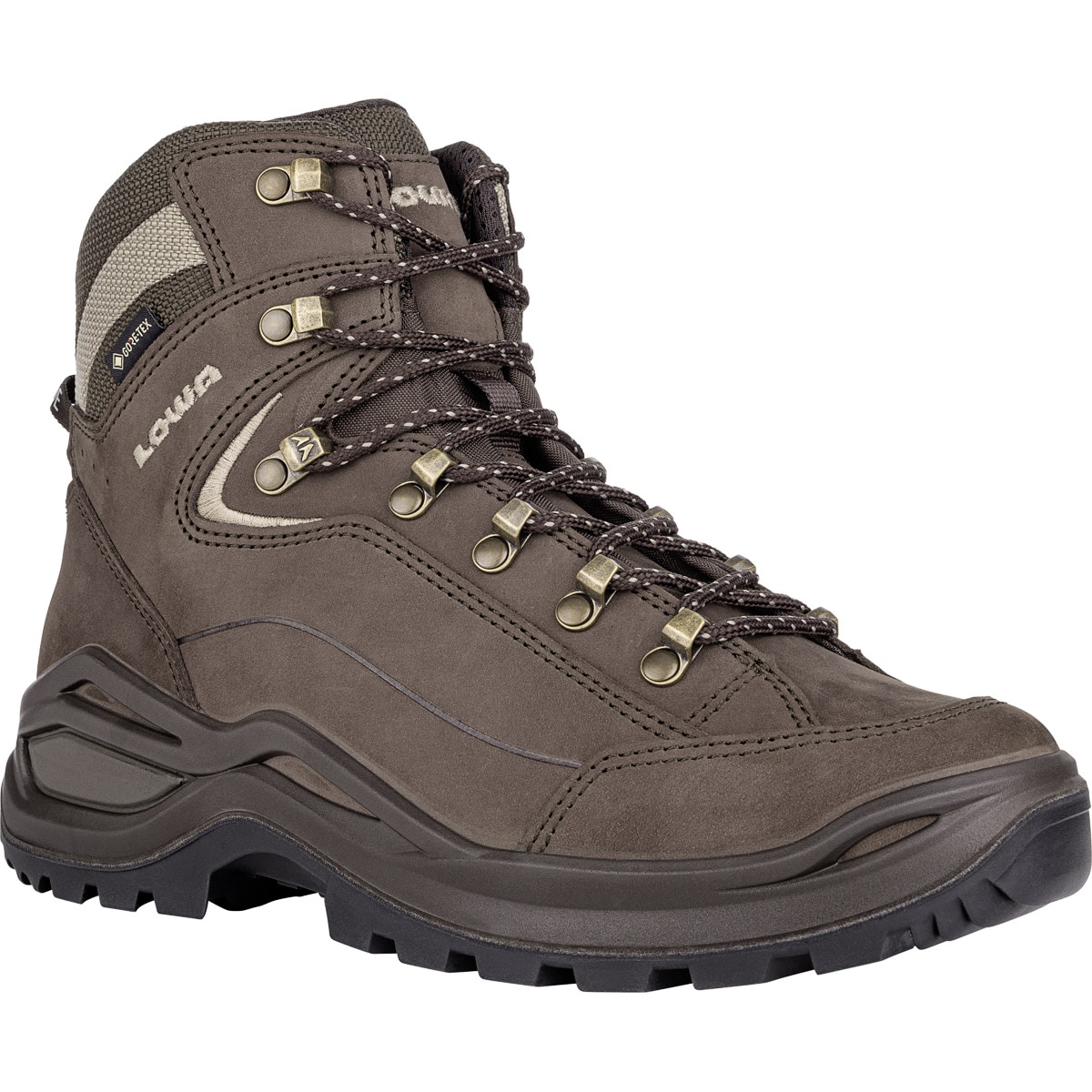 Botas de montaña de mujer Renegade Evo Gtx Mid Ws Lowa - Marrón oscuro Marrón oscuro-3