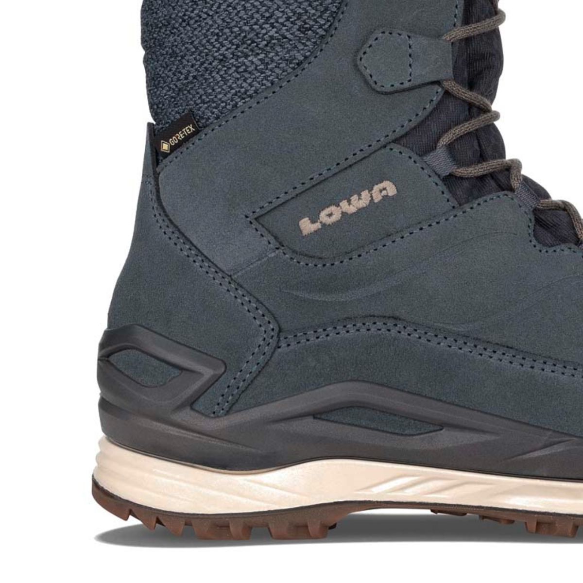 Bottes Lowa Carinzia GTX Femme Taille 39 - Occasion Très Bon État, Cuir Noir