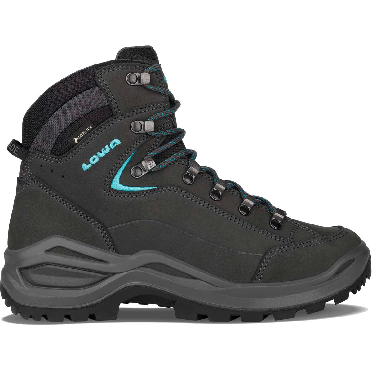Lowa Botas de montaña de mujer Renegade Evo Gtx Mid Ws Negro