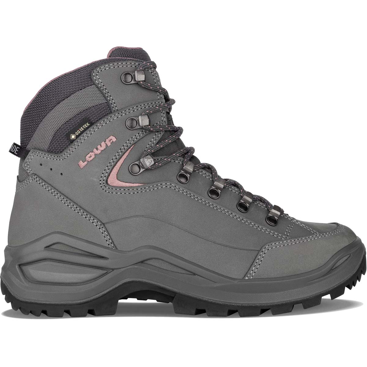 Lowa Botas de montaña de mujer Renegade Evo Gtx Mid Ws Gris / Rosa