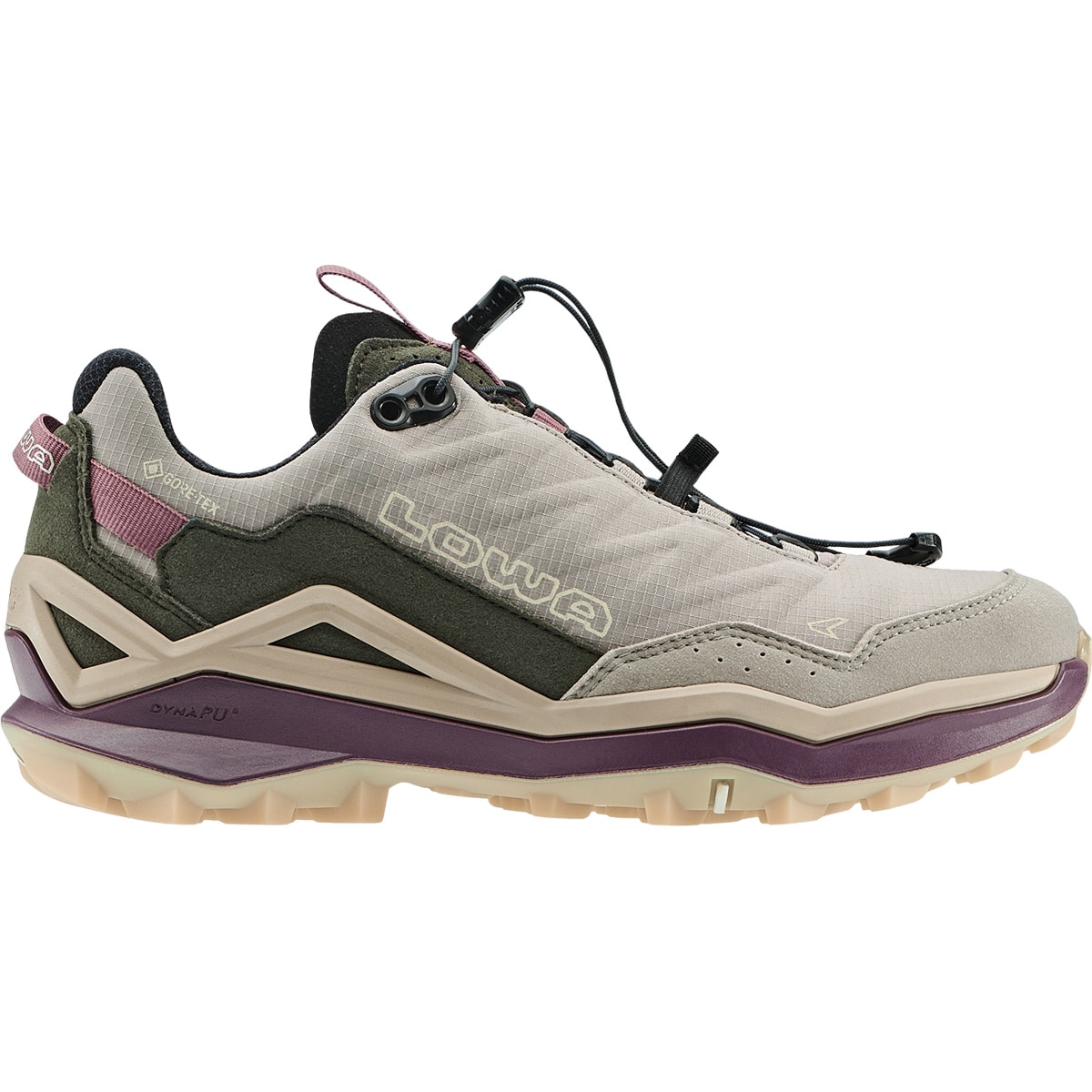 Lowa Zapatillas de montaña de mujer Maddox Pro GTX Lo SL Beige/Marrón