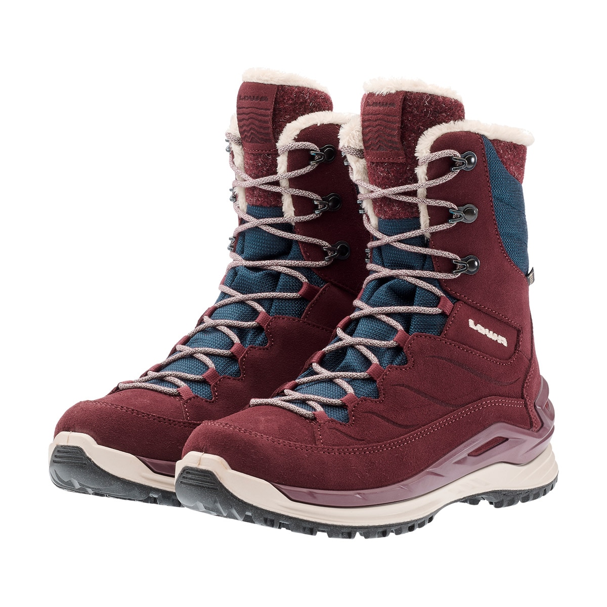 Imagen 2 de Botas de invierno de mujer Calceta Evo Gtx Lowa - Burdeos Burdeos