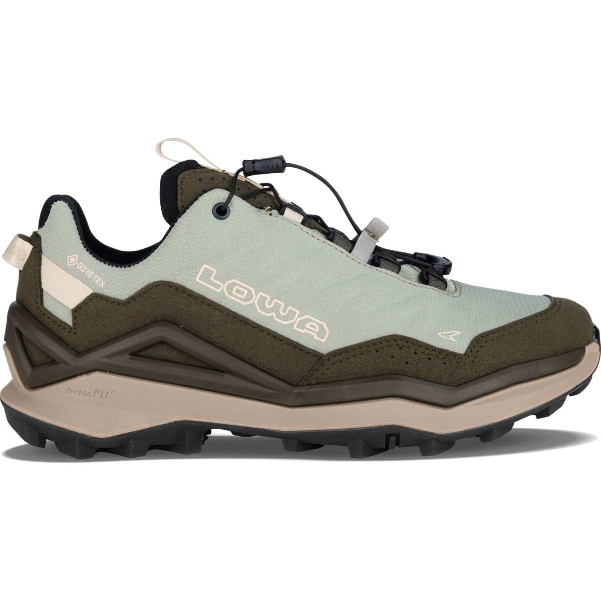 Lowa Zapatillas de montaña de mujer Maddox Pro GTX Lo SL Verde-Marrón