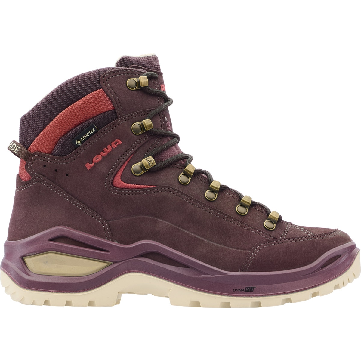 Botas de montaña de mujer Renegade Evo GTX Mid Ws Lowa - Burdeos Burdeos-1