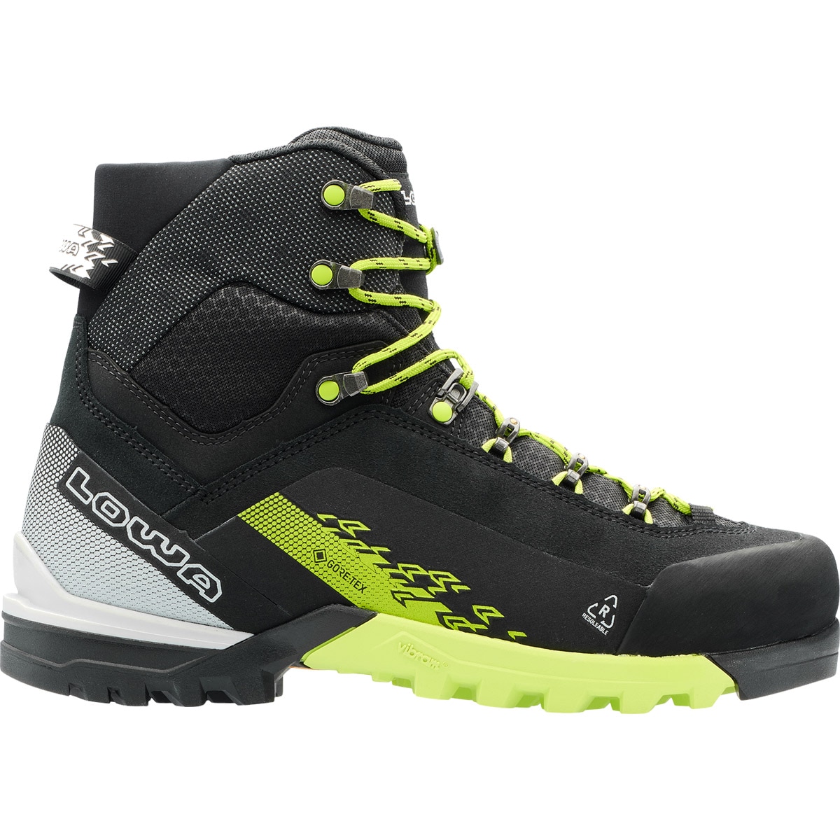 Lowa Zapatillas montaña de hombre Cervino gtx mid Negro / Verde