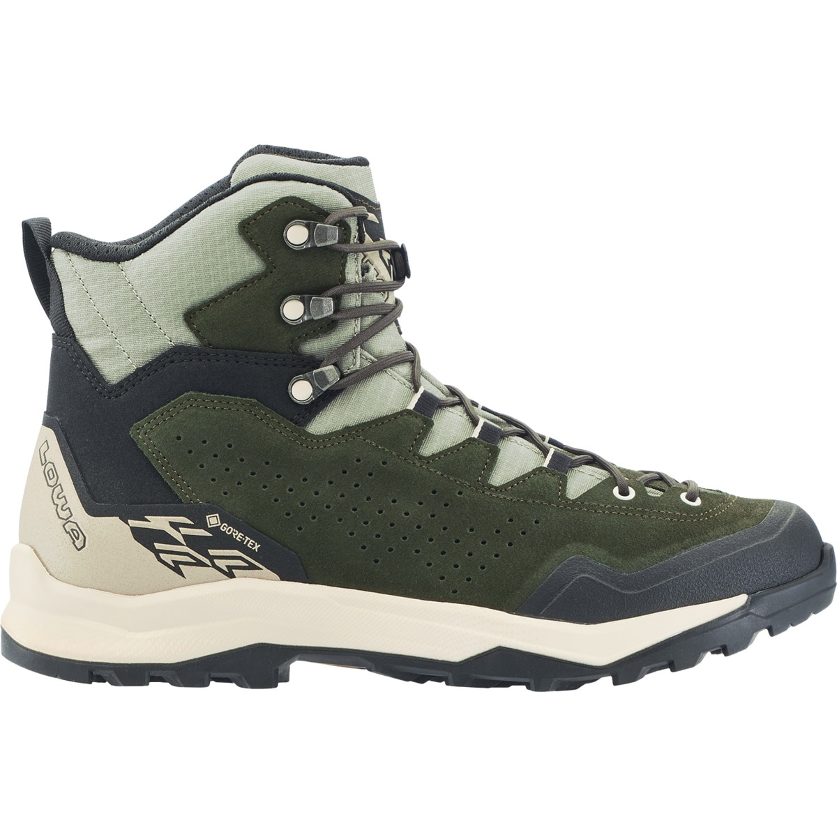 Lowa Zapatillas montaña de hombre explorer gtx mid Verde