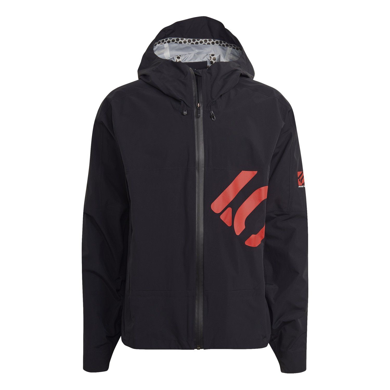 Chaqueta impermeable de ciclismo de hombre 5.10 RAIN adidas - Negro Negro-1