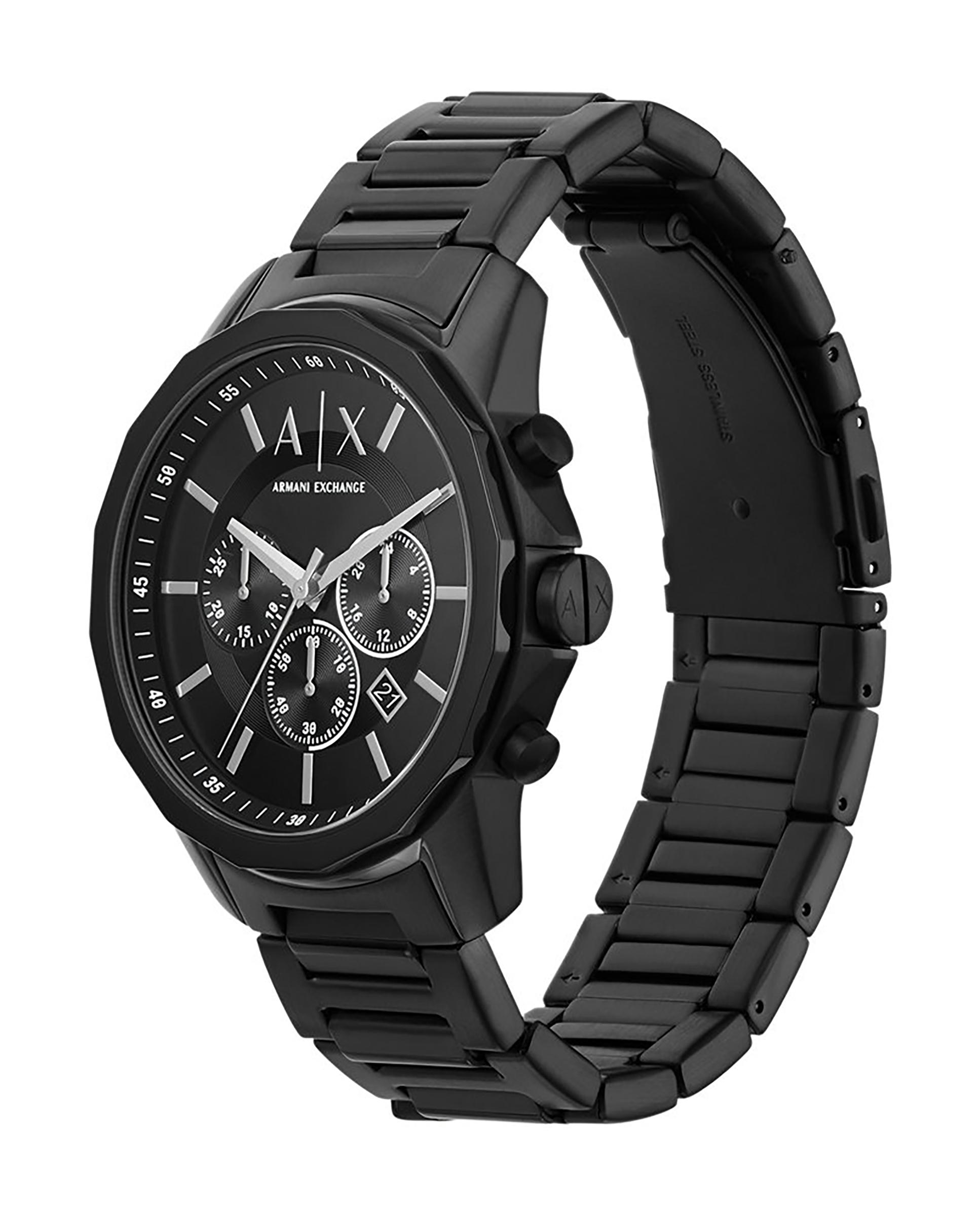 Imagen 4 de Reloj de hombre banks chrono ax1722 de acero inoxidable - Armani Exchange - Negro Negro