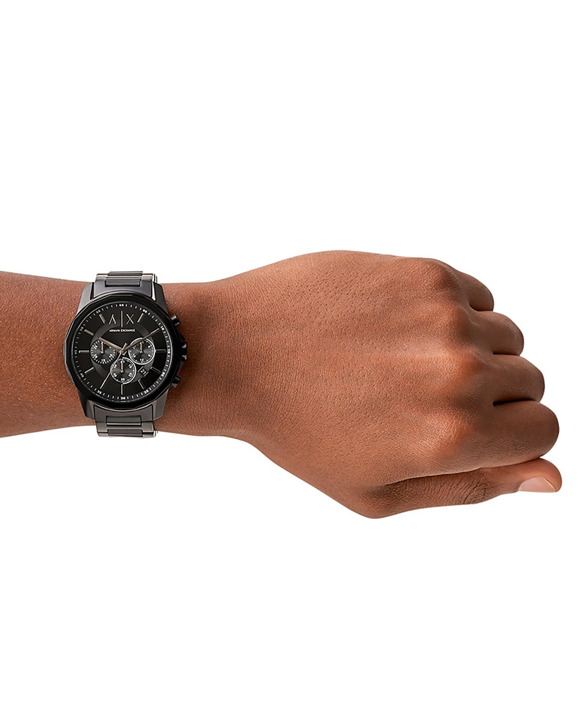 Imagen 6 de Reloj de hombre banks chrono ax1722 de acero inoxidable - Armani Exchange - Negro Negro