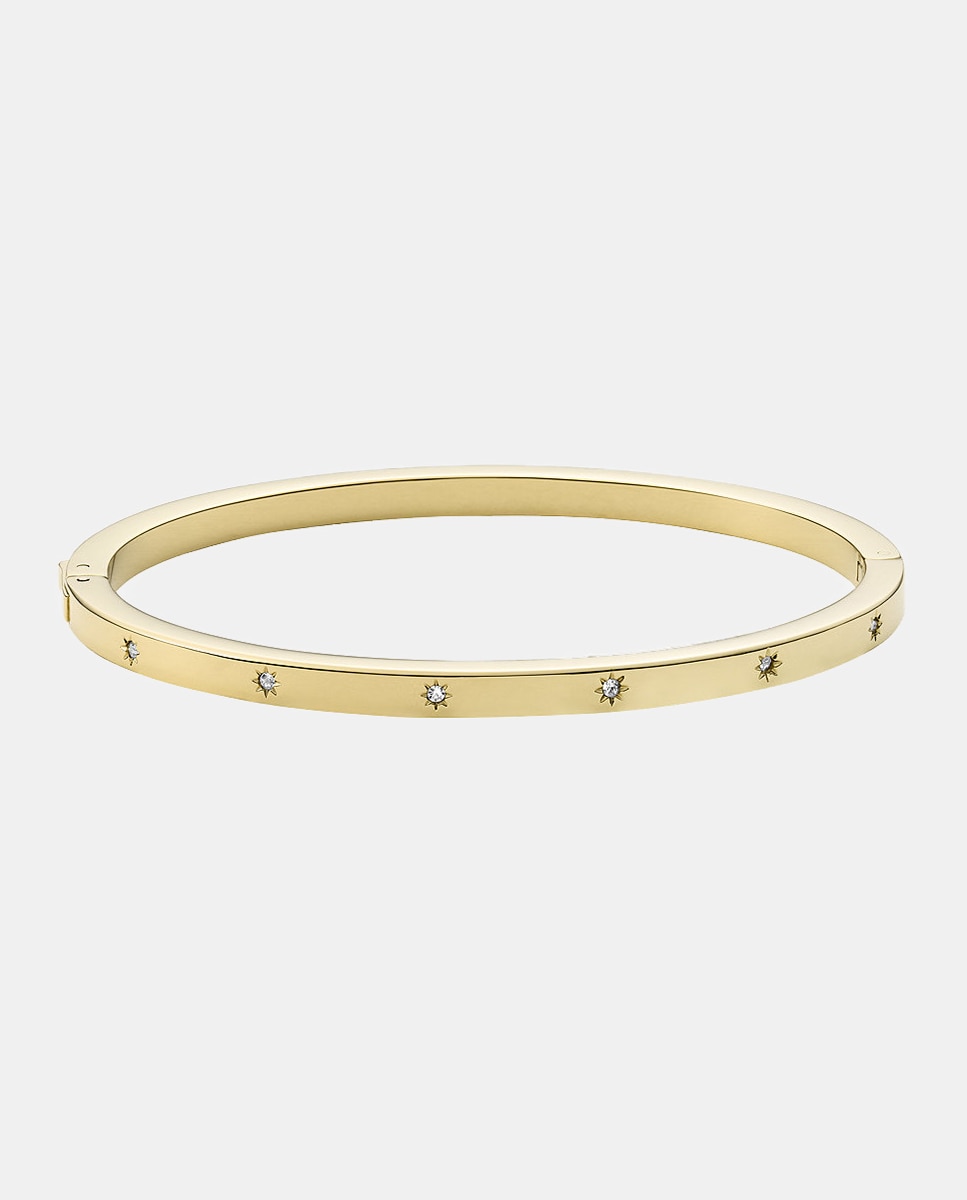 Pulsera abierta sadie shine de acero inoxidable - Fossil - Dorado Dorado-2