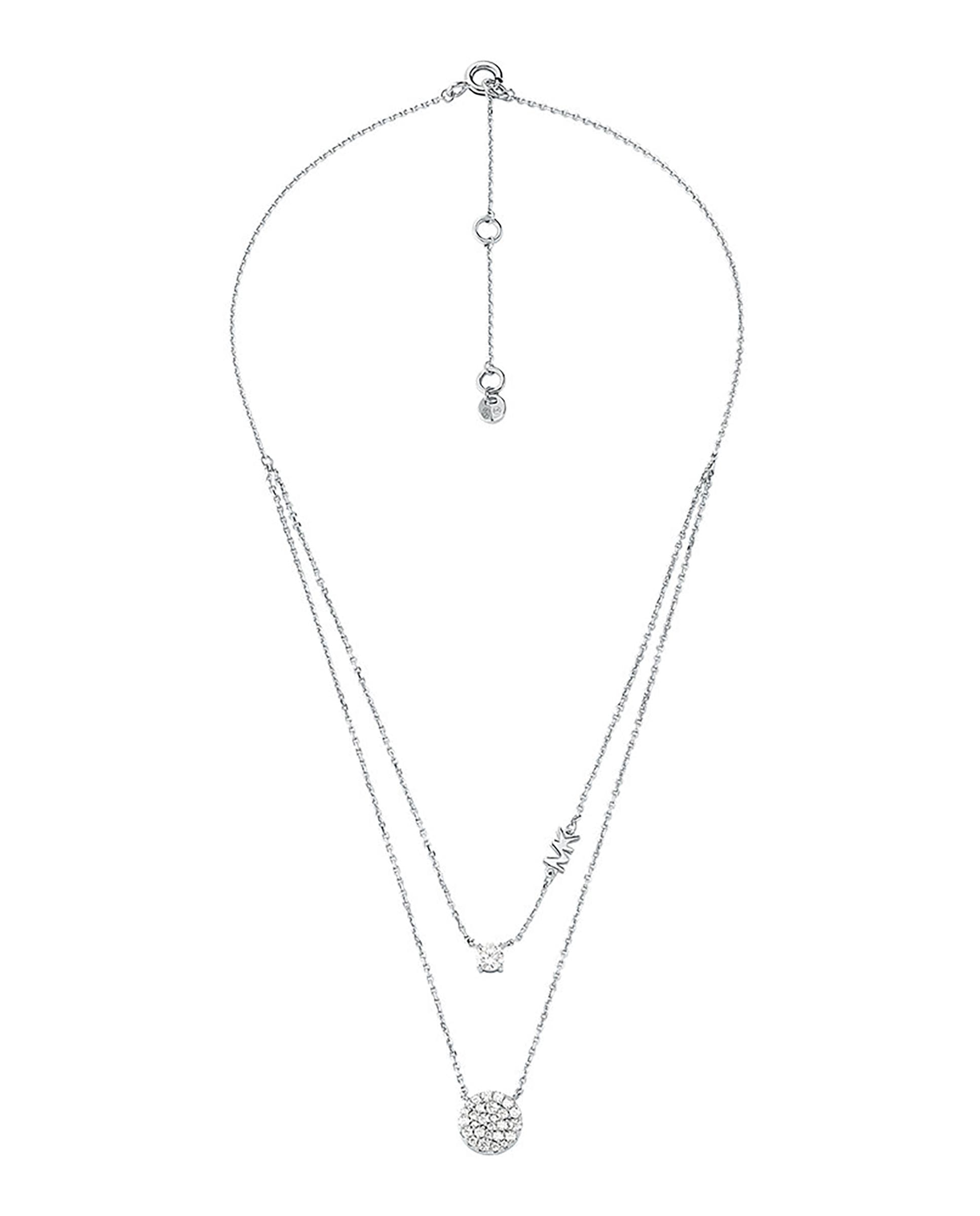 Collar de plata de ley con cristales - Michael Kors - Dorado Dorado-2