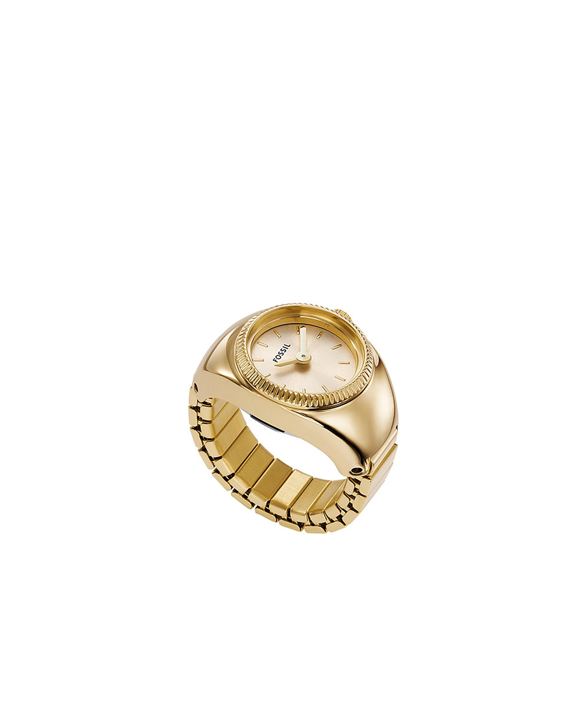 Anillo reloj de mujer watch ring es5246 de acero - Fossil - Dorado Dorado-1