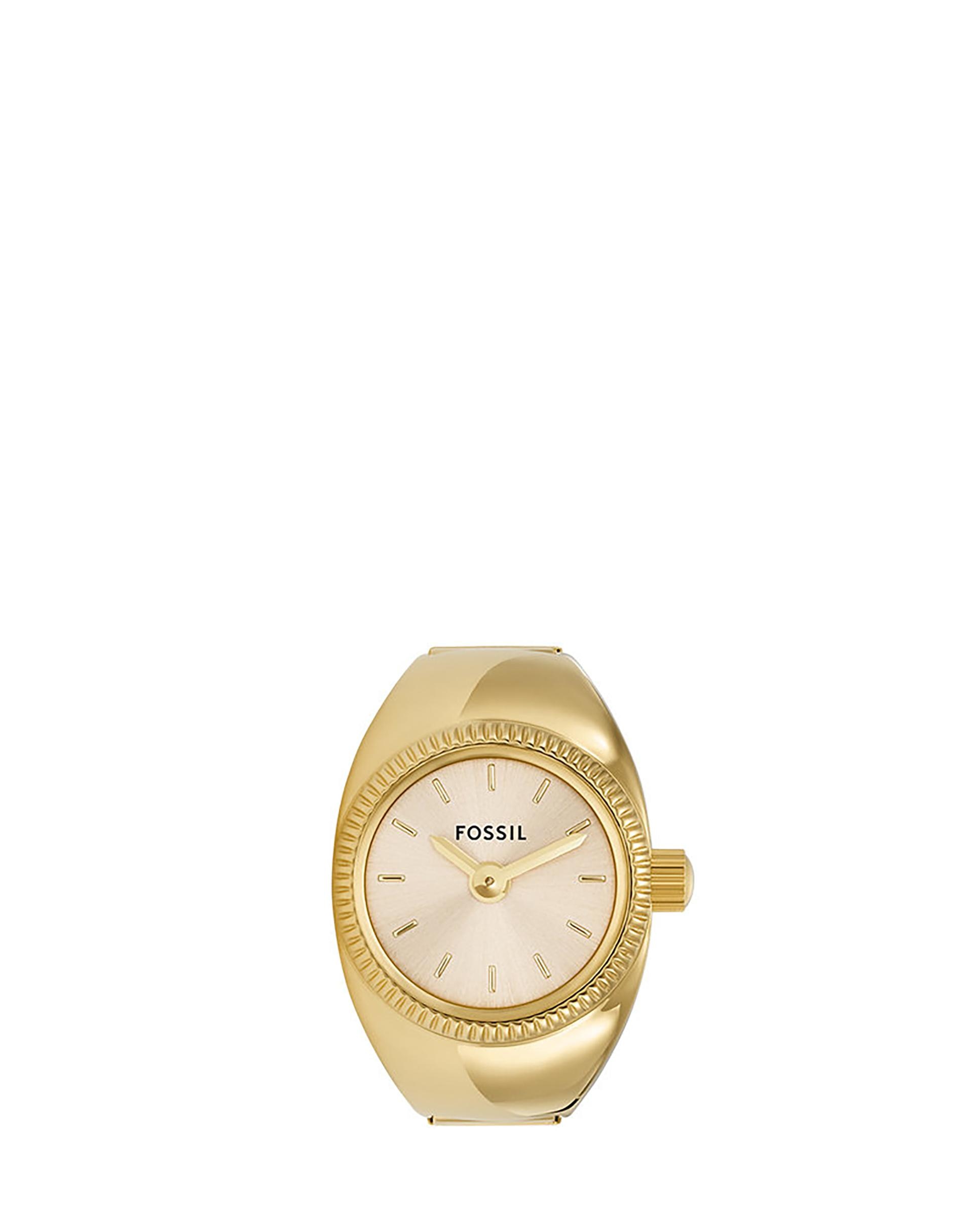Anillo reloj de mujer watch ring es5246 de acero - Fossil - Dorado Dorado-2