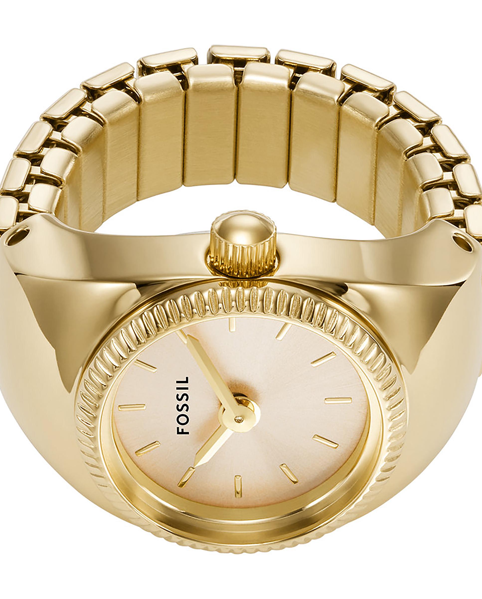Anillo reloj de mujer watch ring es5246 de acero - Fossil - Dorado Dorado-3