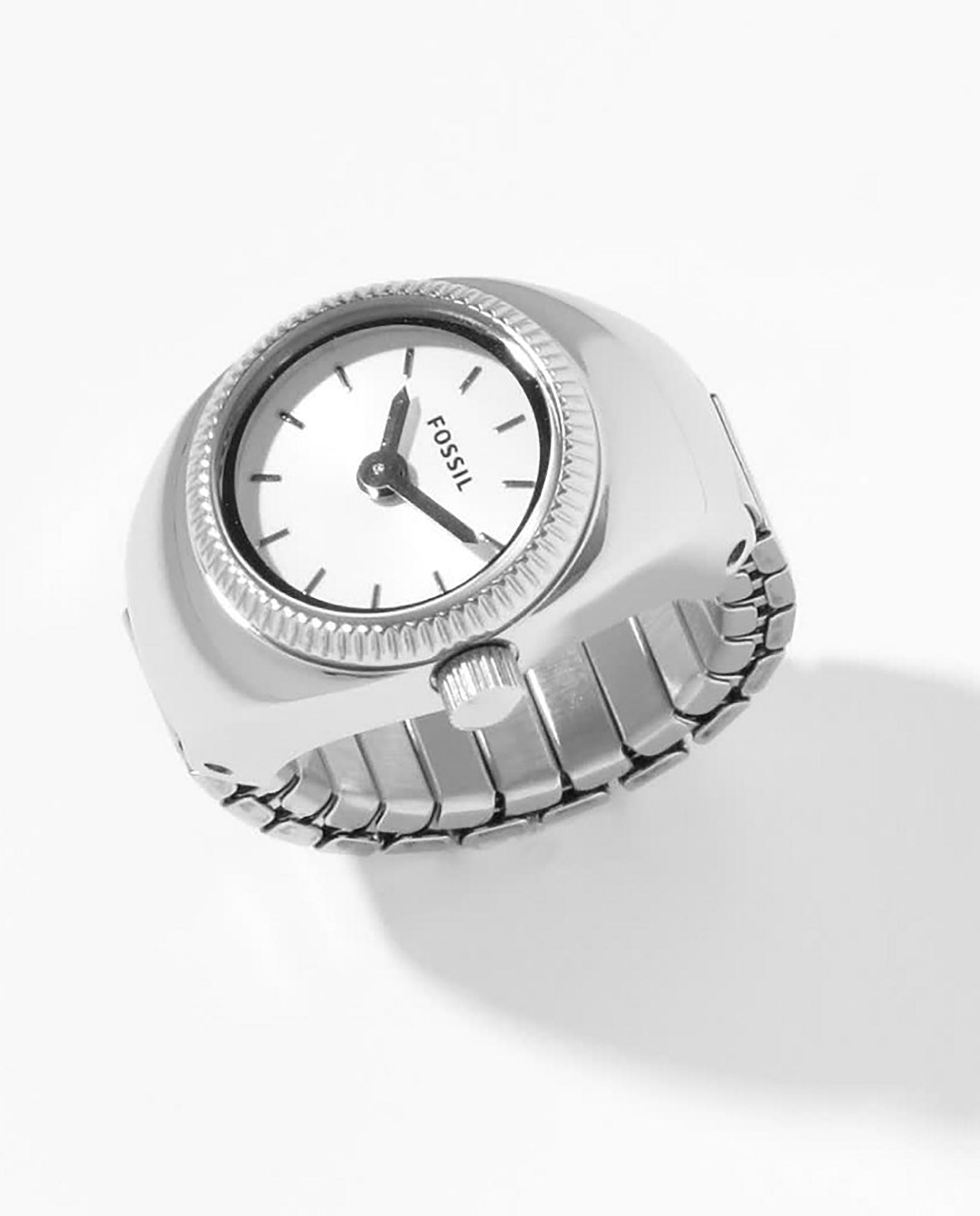 Anillo reloj de mujer watch ring es5245 de acero - Fossil - Plateado Plateado-6