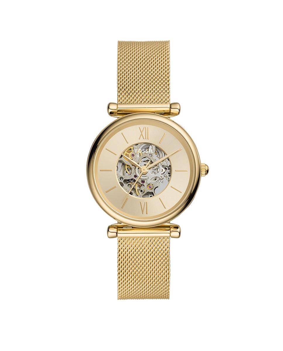 Reloj de mujer carlie me3250 automático de acero - Fossil - Dorado Dorado-1
