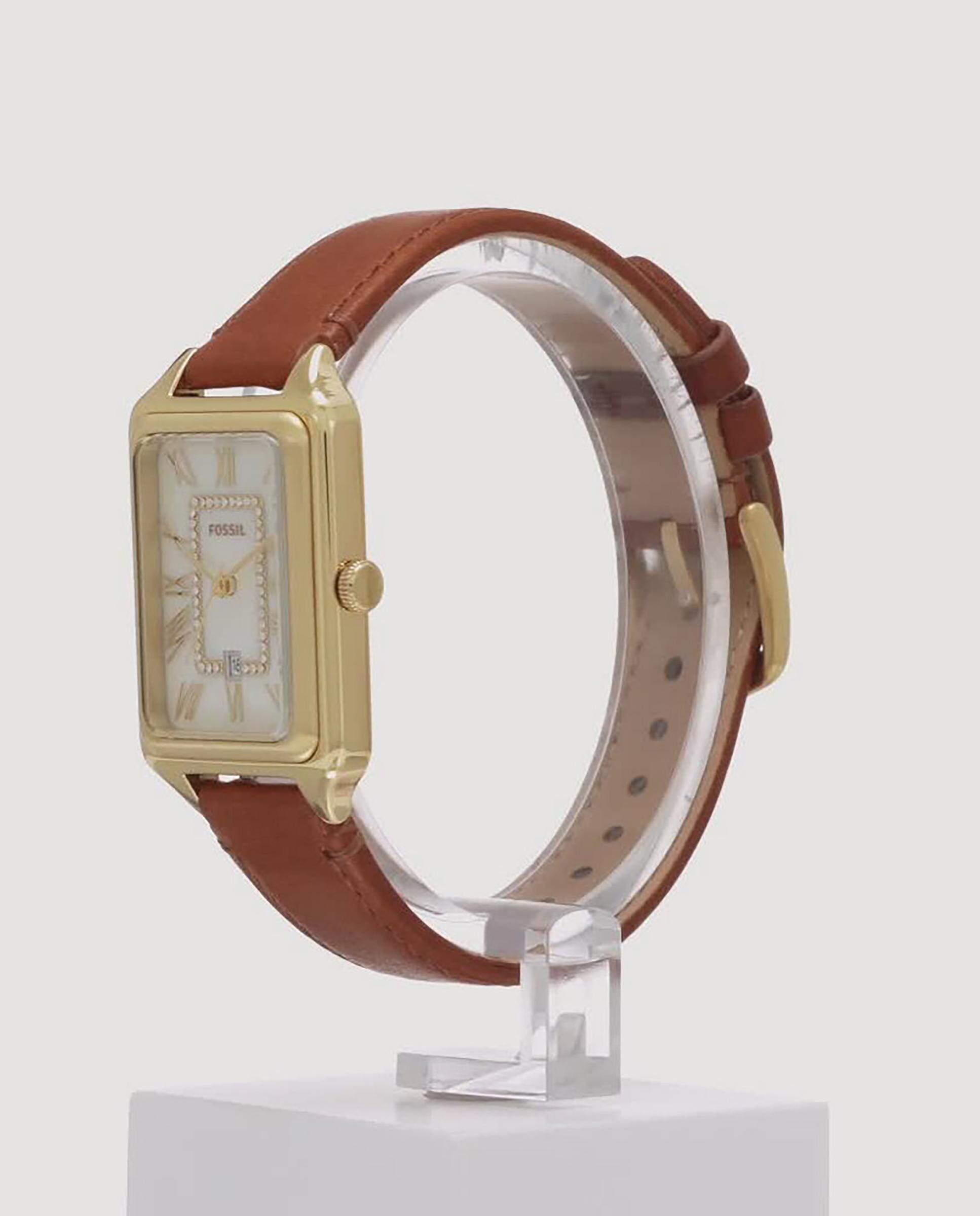 Reloj de mujer raquel es5307 de piel - Fossil - Marrón Marrón-5
