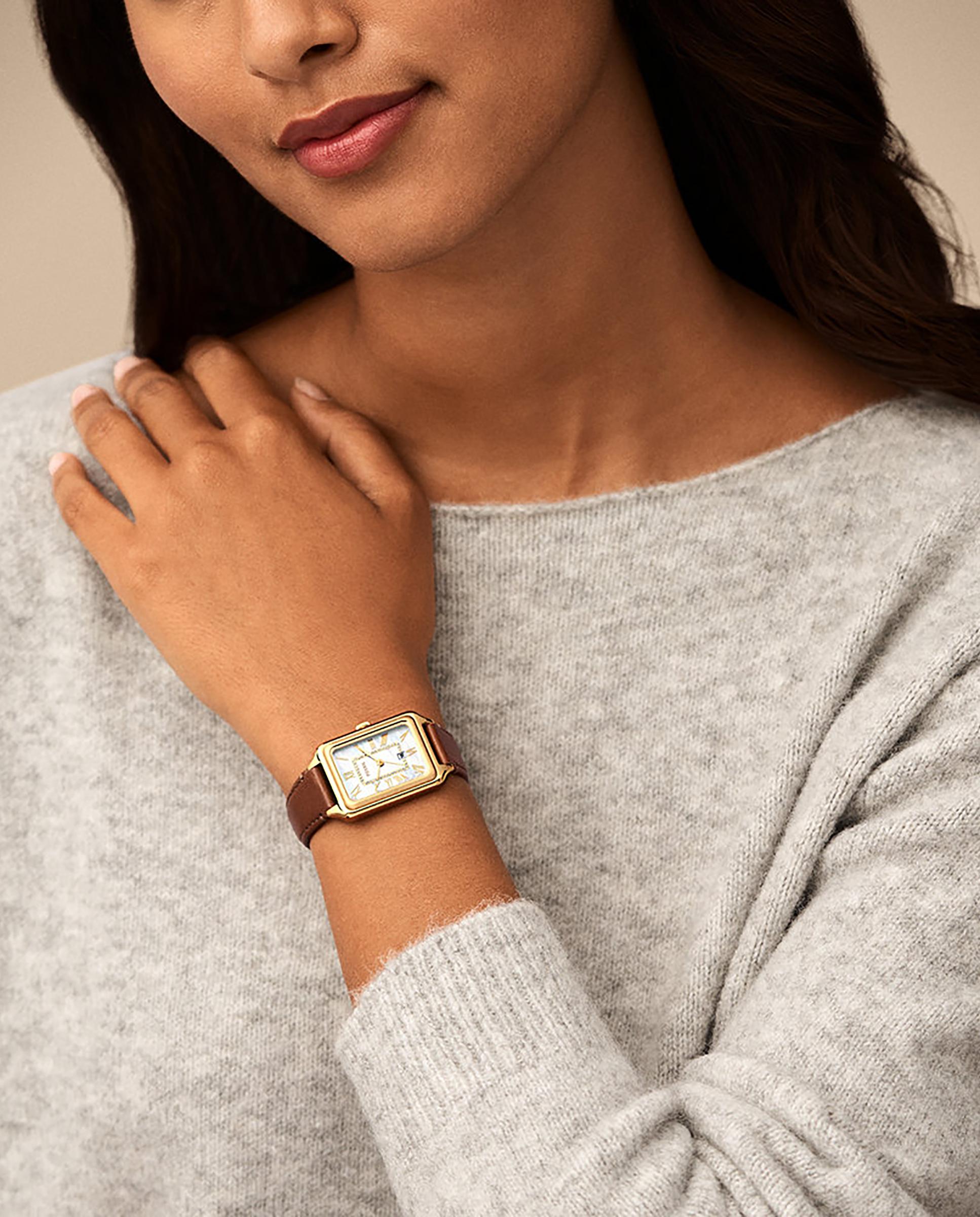 Reloj de mujer raquel es5307 de piel - Fossil - Marrón Marrón-6