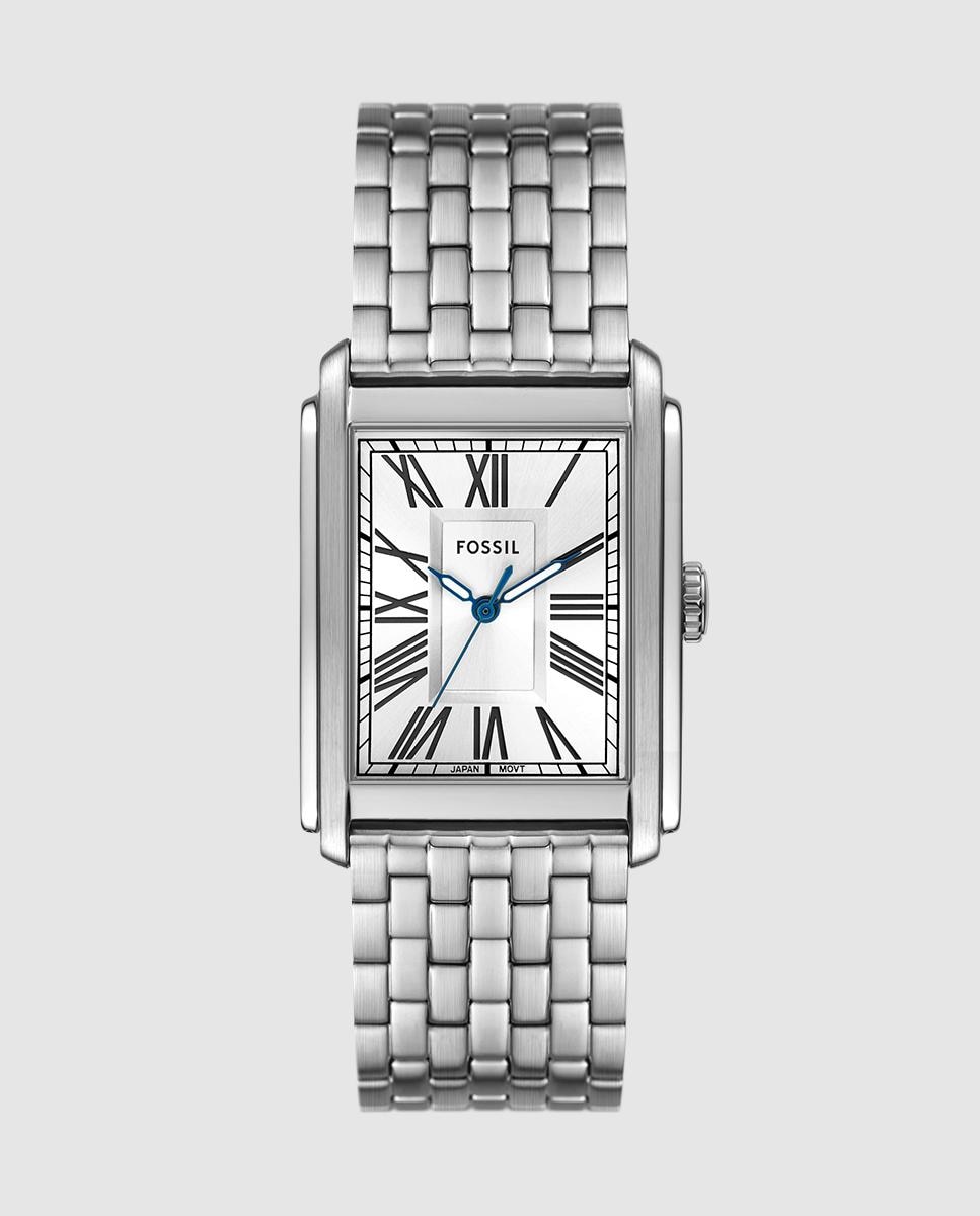 Imagen 0 de Reloj de hombre carraway de acero inoxidable con tres agujas Plateado