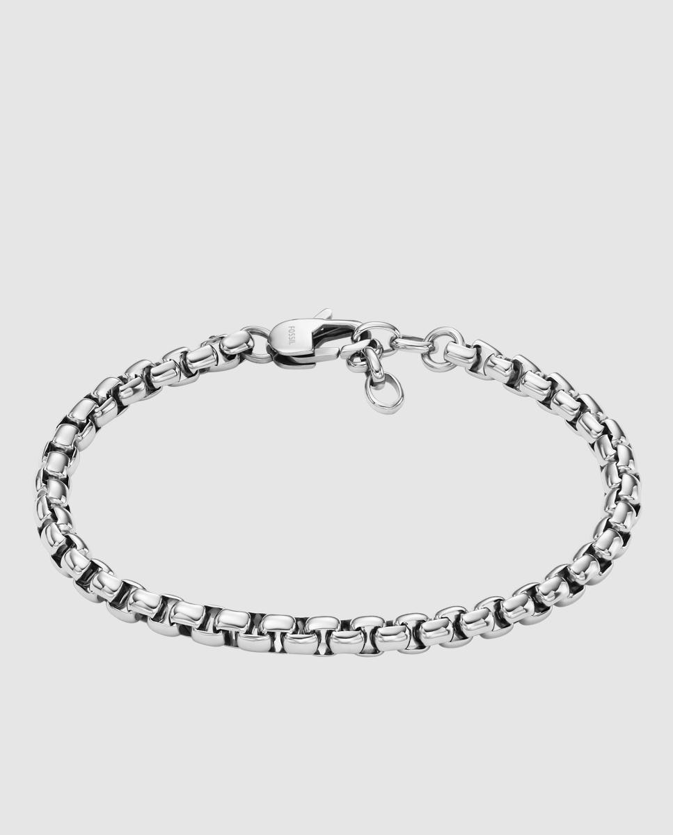Imagen 0 de Pulsera de cadena de hombre  ellis core chains de acero inoxidable Negro