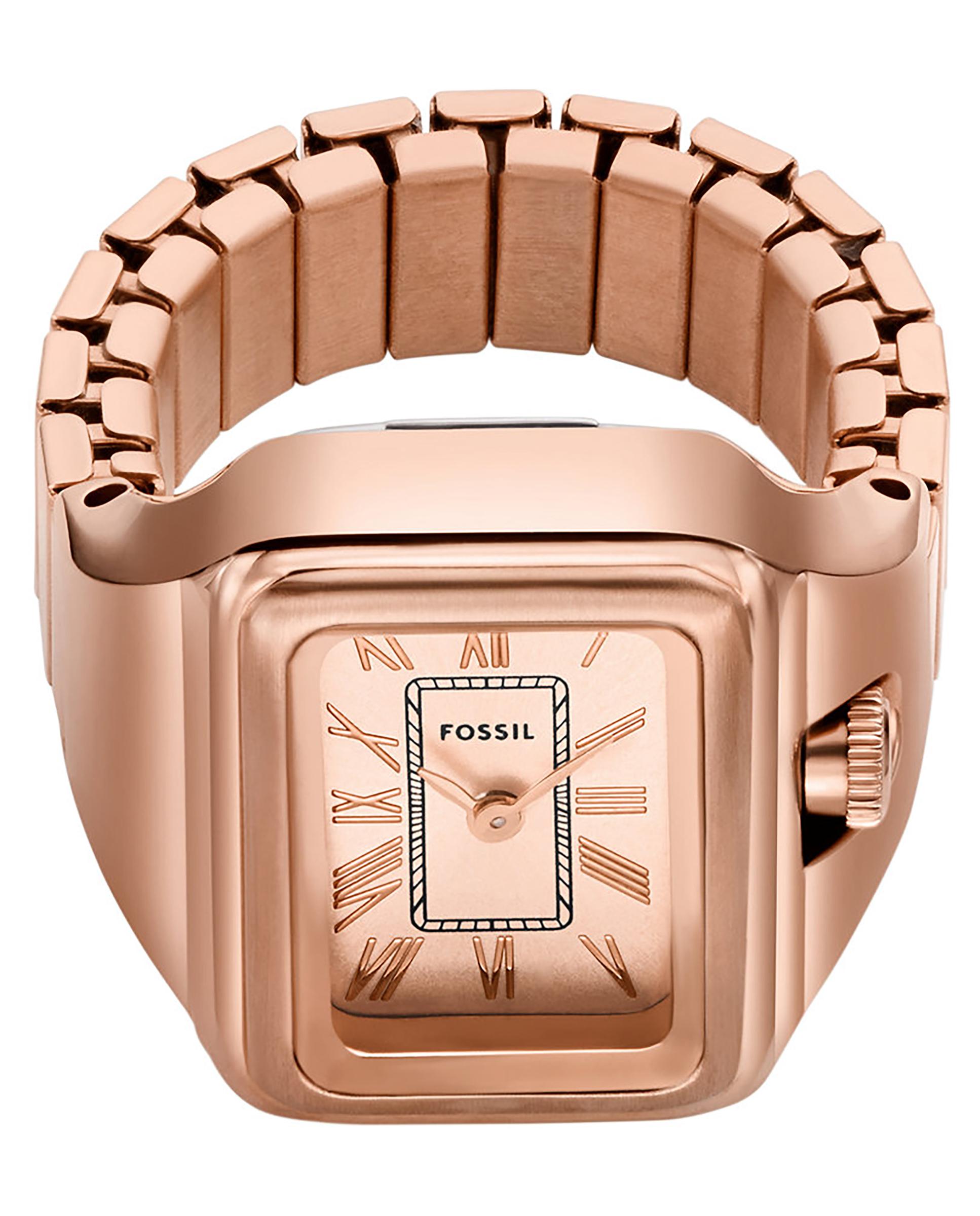 Anillo reloj de mujer raquel es5345 de acero - Fossil - Rosa Rosa-3