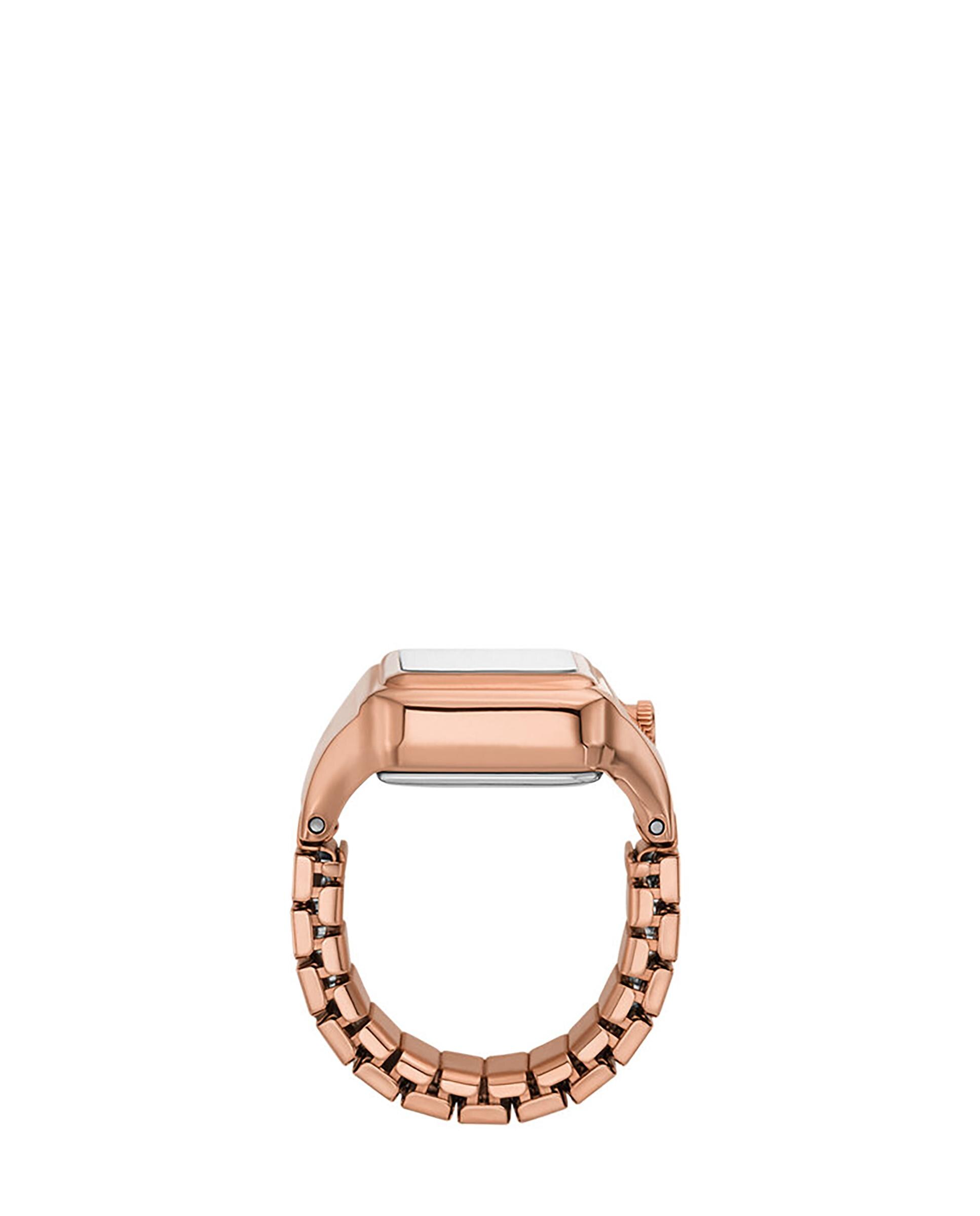 Anillo reloj de mujer raquel es5345 de acero - Fossil - Rosa Rosa-4