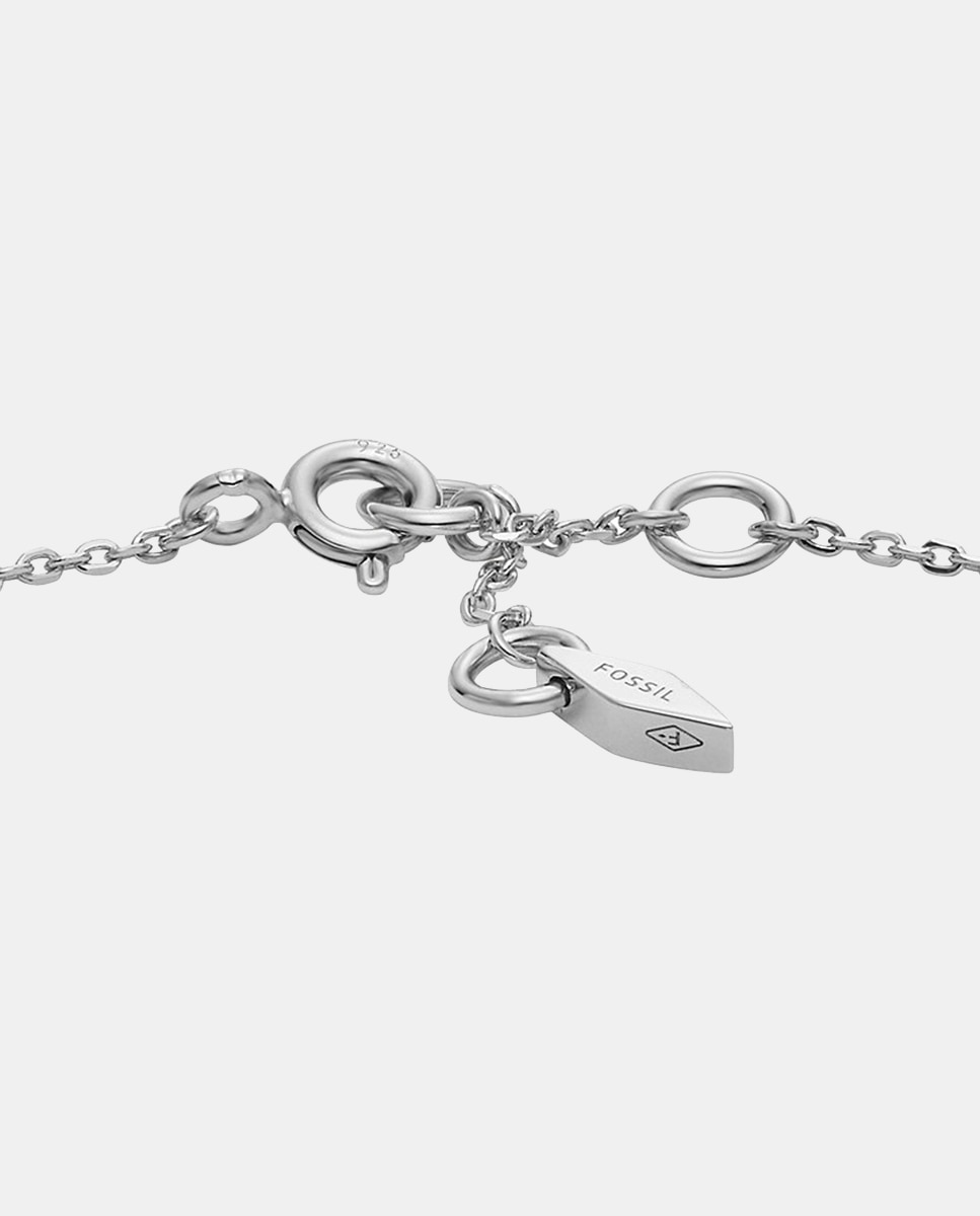 Pulsera de cadena de mujer infinity de plata de ley - Fossil - Plateado Plateado-3