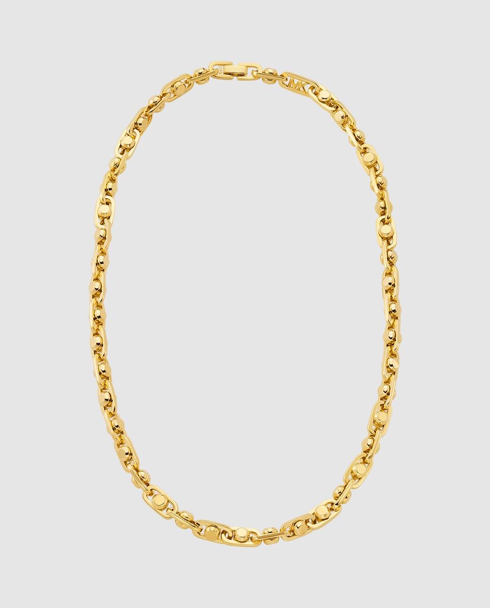 Imagen 0 de Collar de cadena de mujer astor link de michael kors de oro Dorado