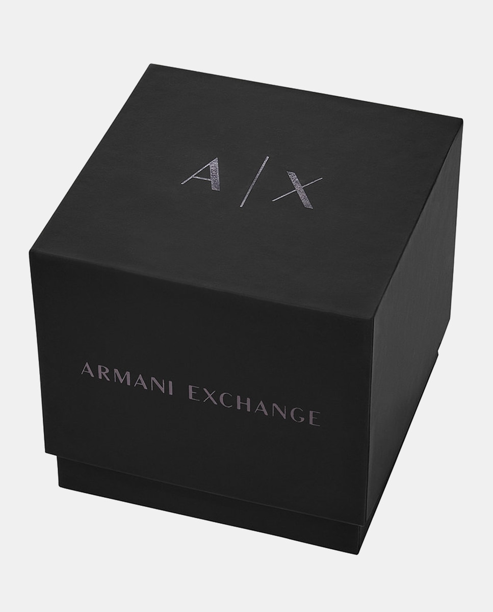 Imagen 5 de Reloj de hombre armani exchange sync de acero inoxidable con cronógrafo - Negro Negro