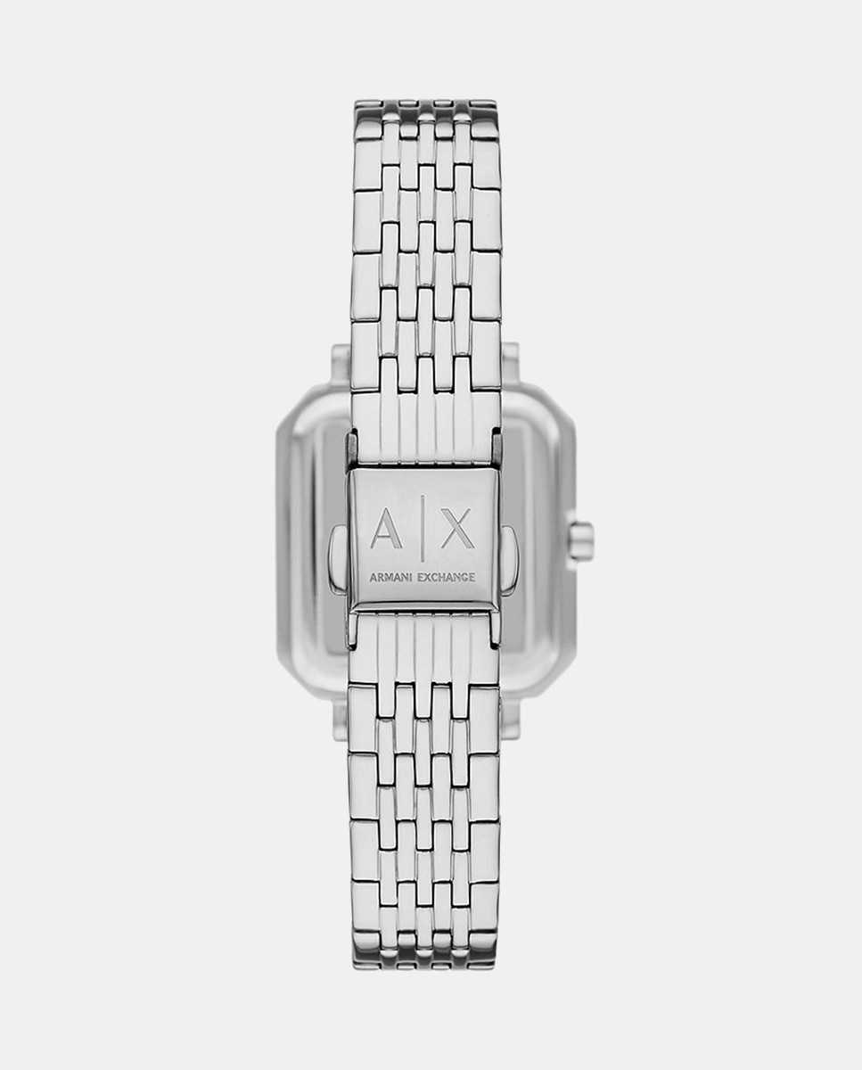 Reloj de mujer armani exchange de acero inoxidable con tres agujas - Plateado Plateado-2