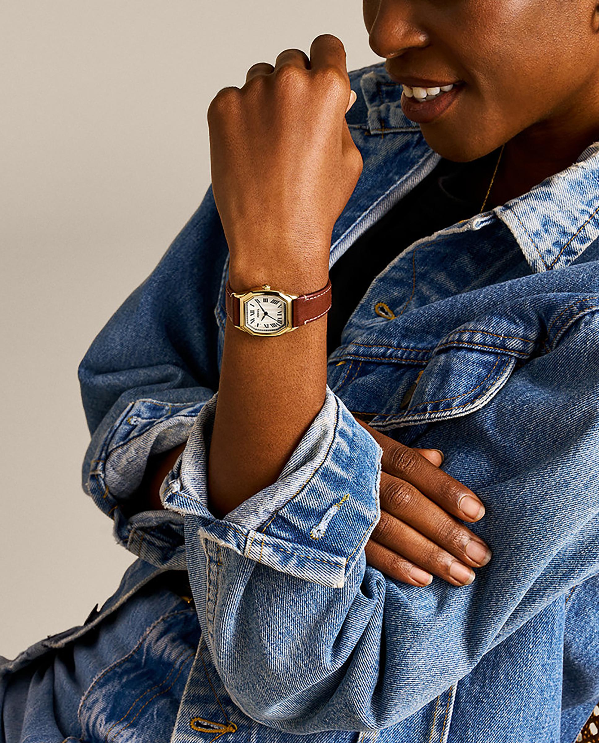 Reloj de mujer harlow es5364 de piel - Fossil - Marrón Marrón-5