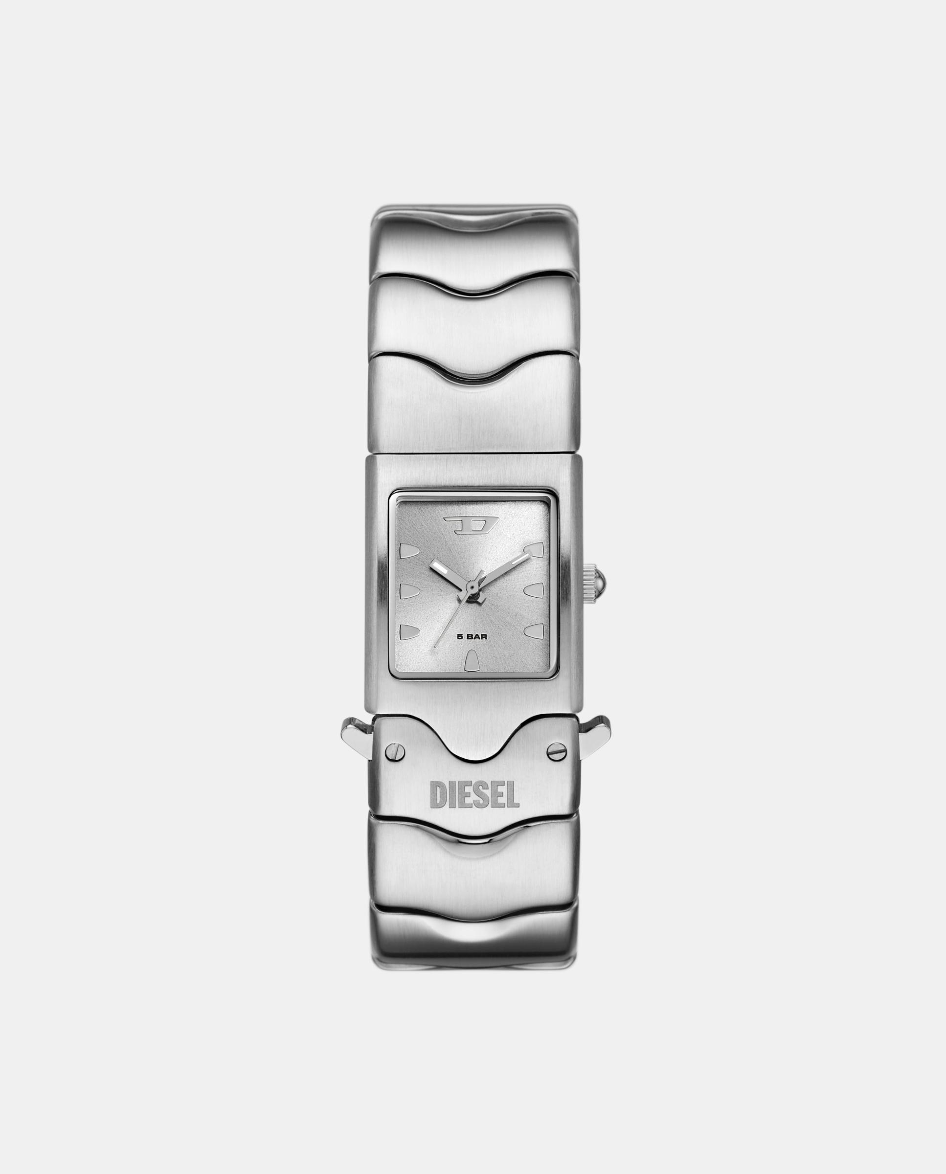 Imagen 0 de Reloj de mujer closer dz2222 de acero inoxidable con tres agujas Plateado