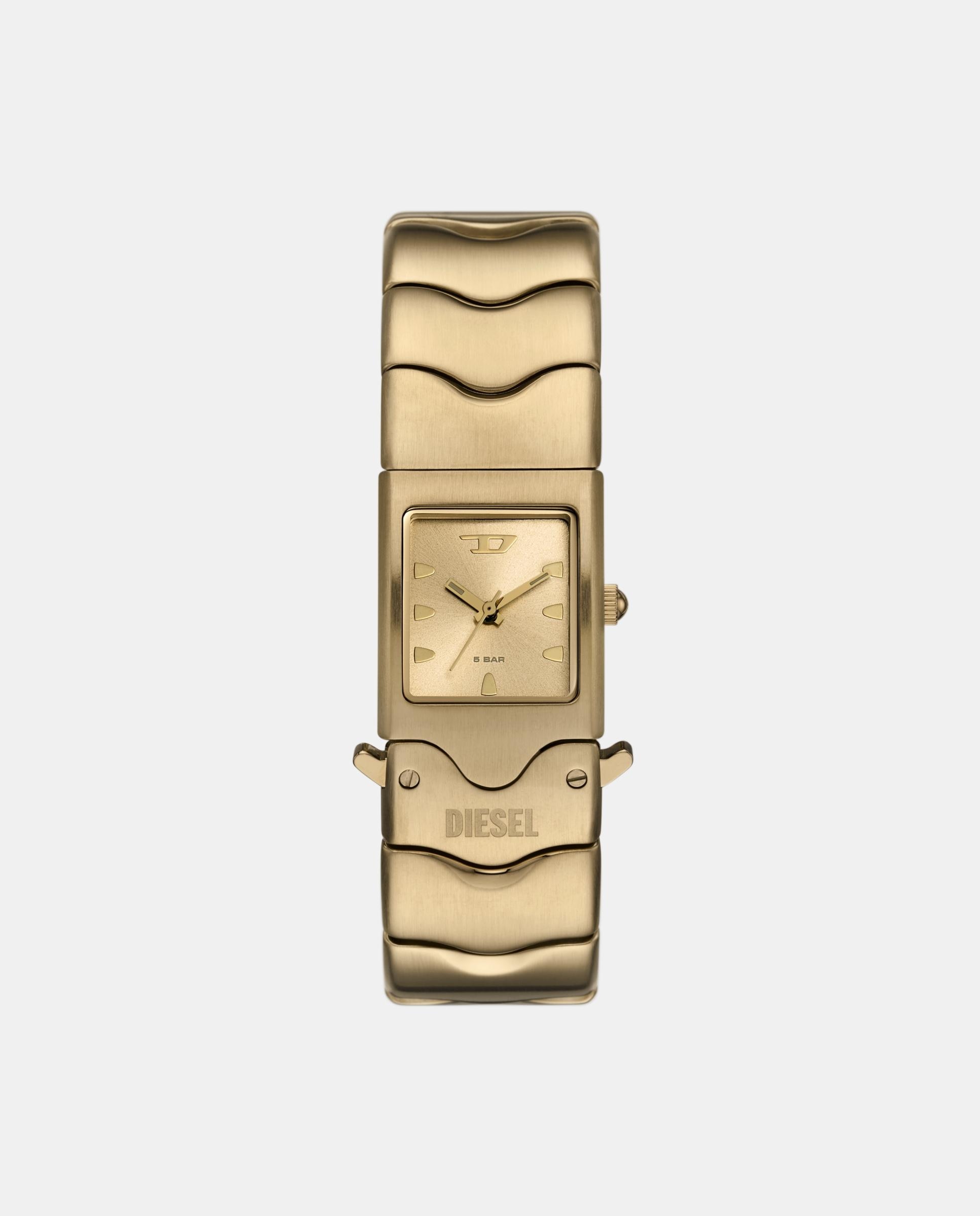 Reloj de mujer closer dz2223 de acero inoxidable con tres agujas - Diesel - Dorado Dorado-1