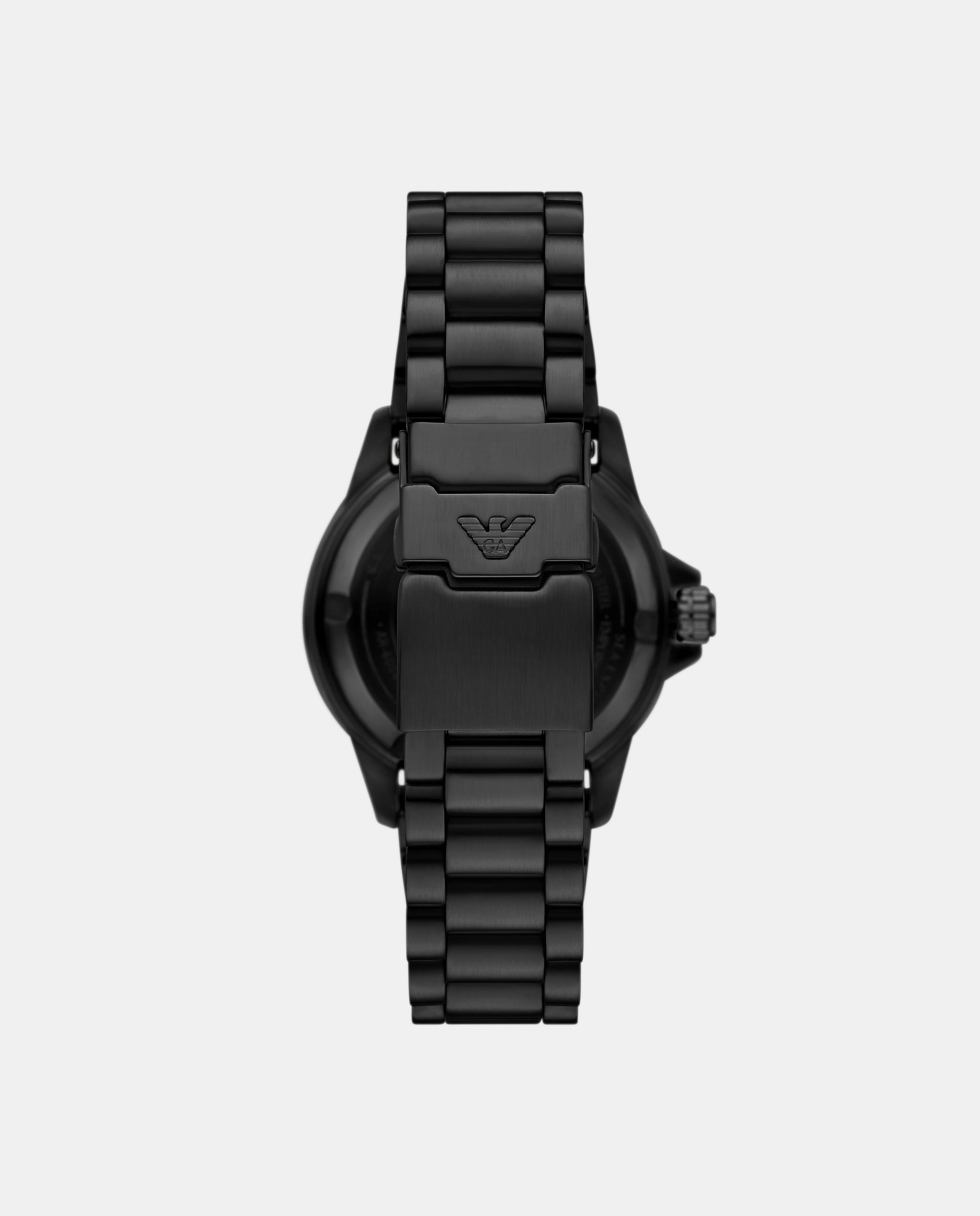 Reloj automático de hombre sea explorer ar60084 con fecha - Emporio Armani - Negro Negro-2