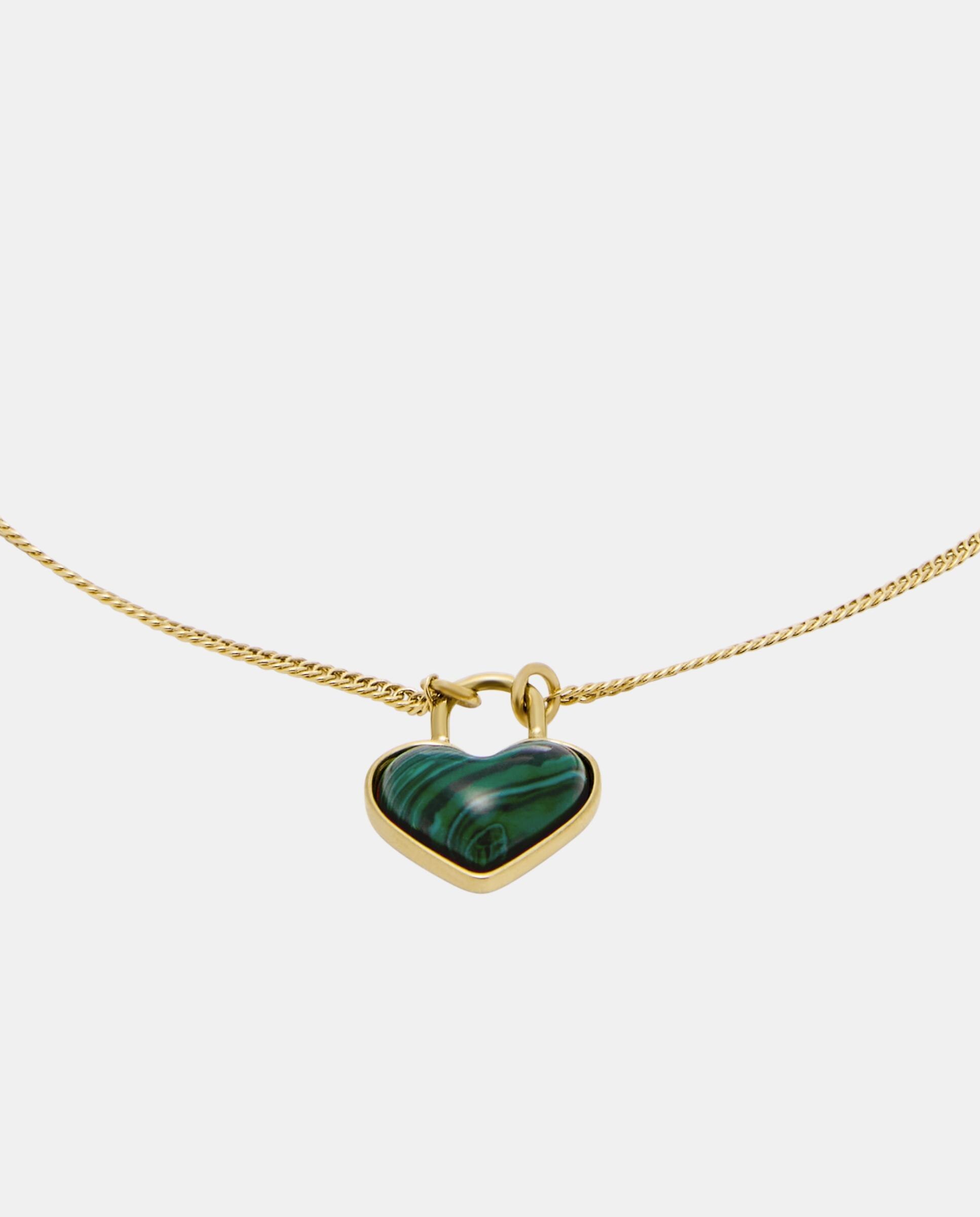 Imagen 2 de Pulsera de mujer sutton jf04858710 de acero inoxidable y malaquita - Fossil - Verde Verde