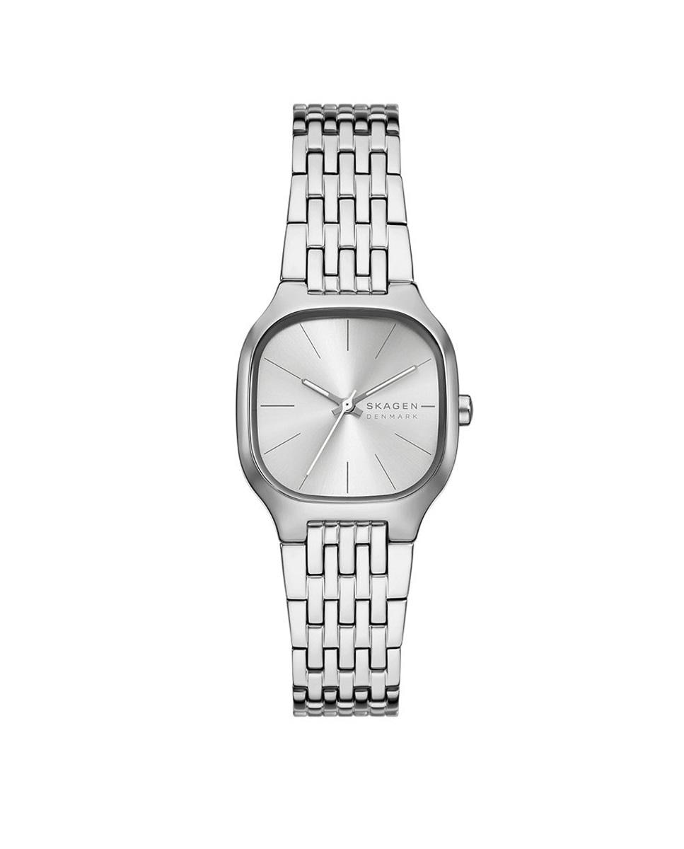 Reloj de mujer mellem lille de acero inoxidable con tres agujas - Skagen - Plateado Plateado-1