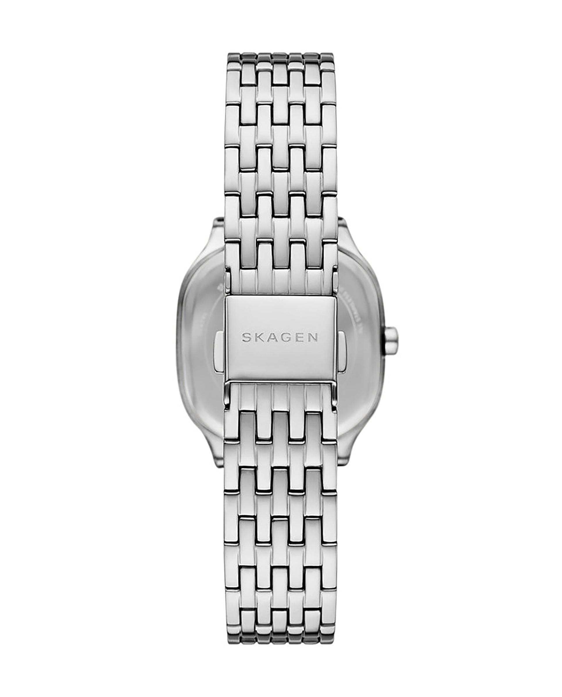 Reloj de mujer mellem lille de acero inoxidable con tres agujas - Skagen - Plateado Plateado-2