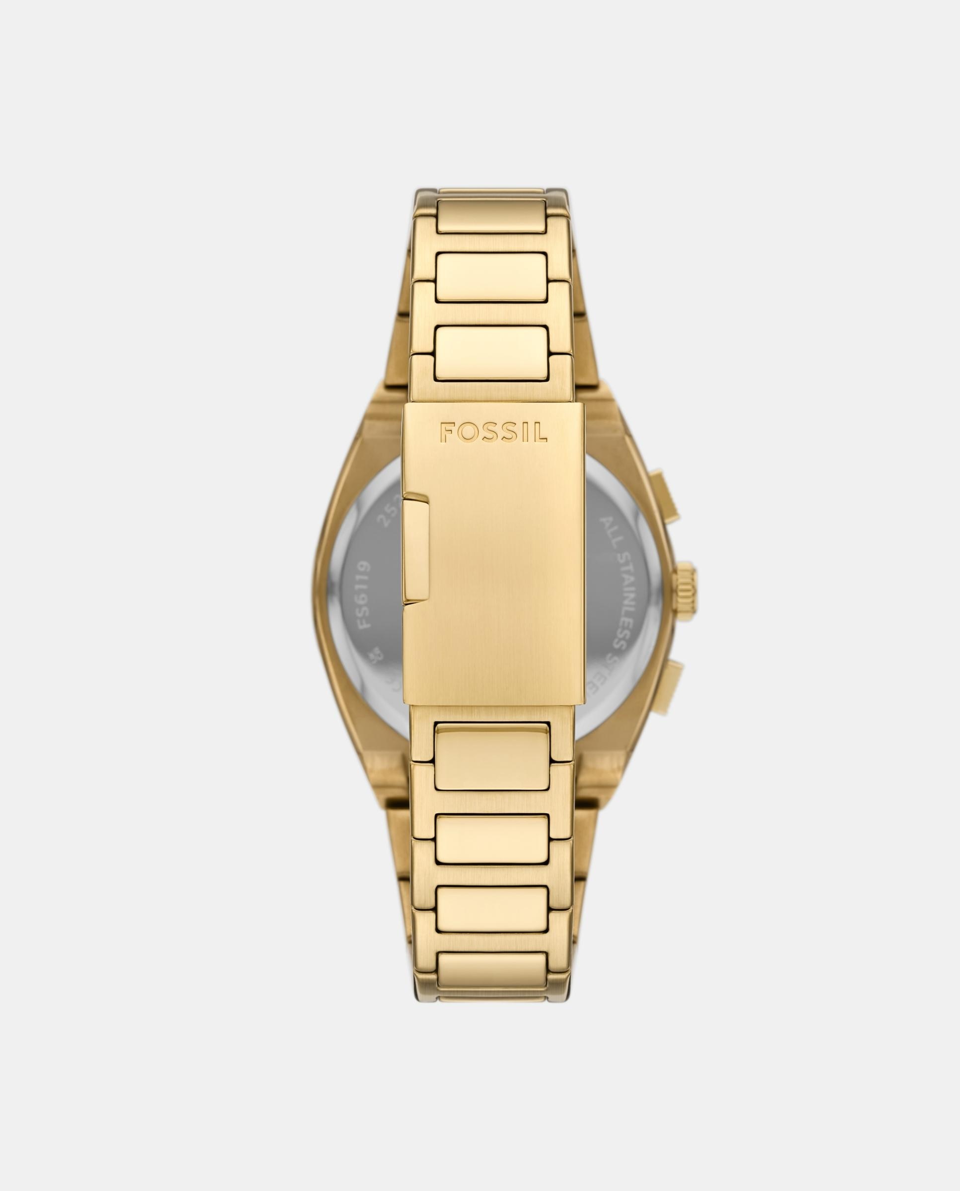 Reloj de hombre fs6119 everett con cronógrafo - Fossil - Dorado Dorado-2