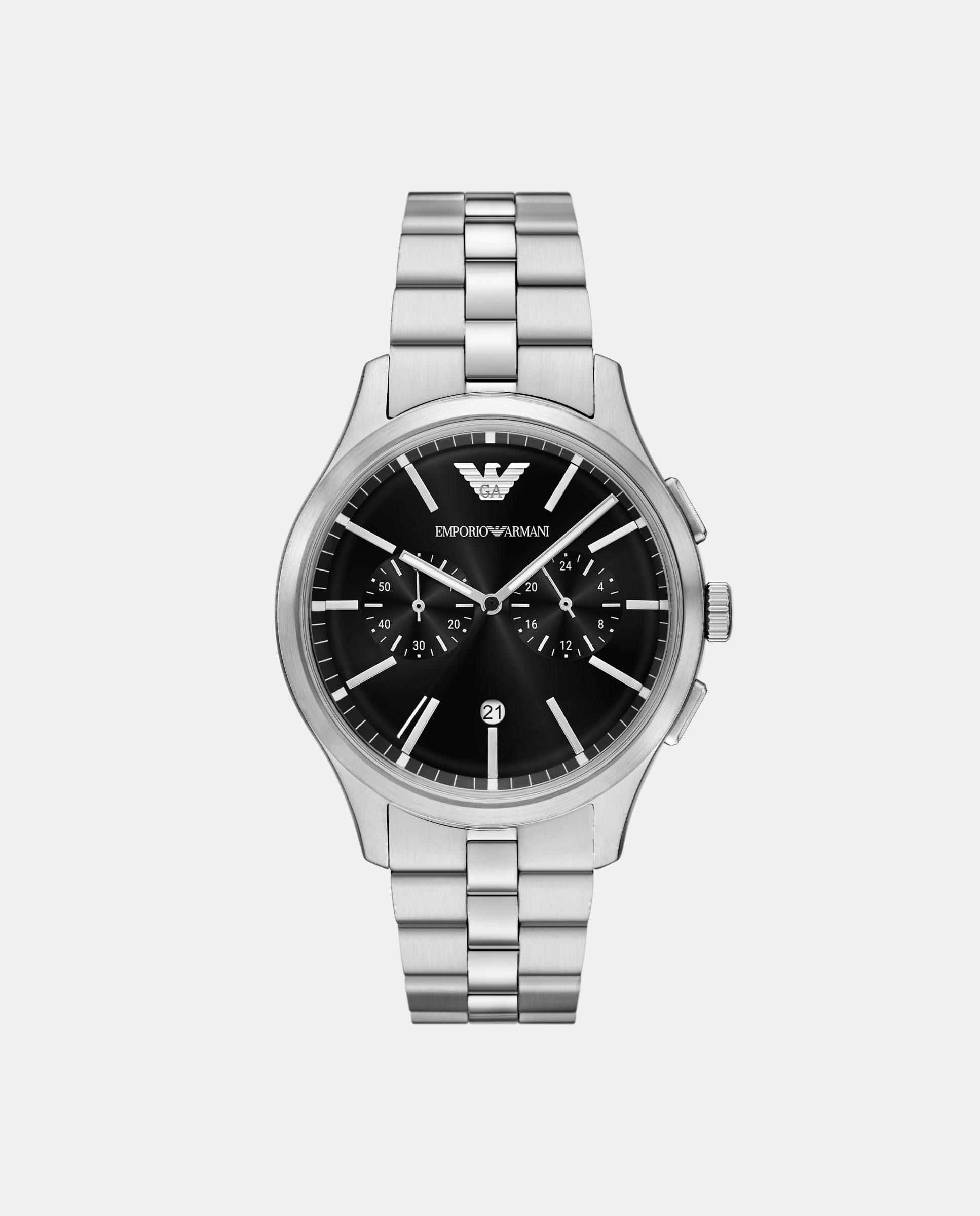 Reloj de hombre ar11691 con cronógrafo - Emporio Armani - Plateado Plateado-1