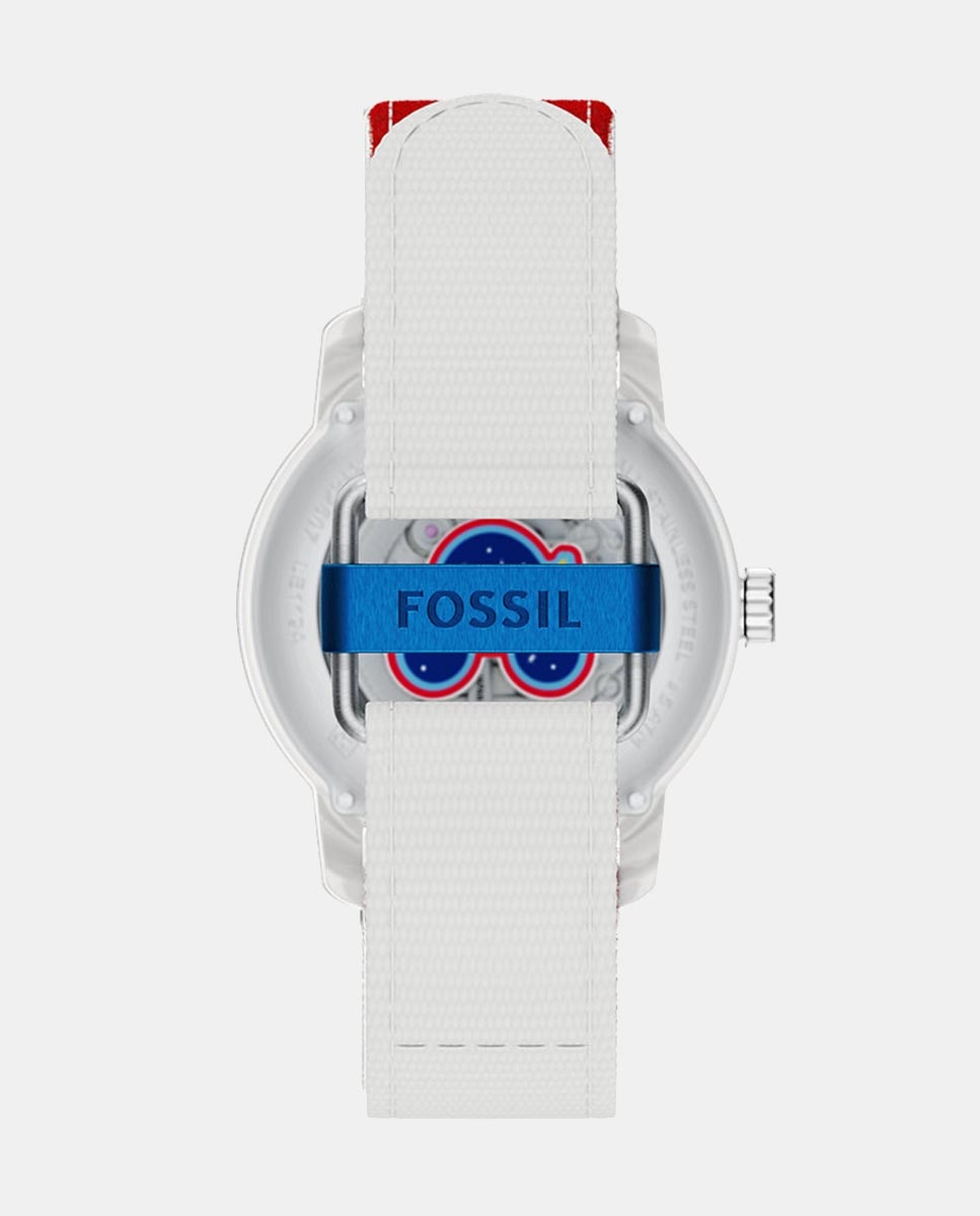 Reloj de hombre mickey mouse con correa de tejido - Fossil - Blanco Blanco-2