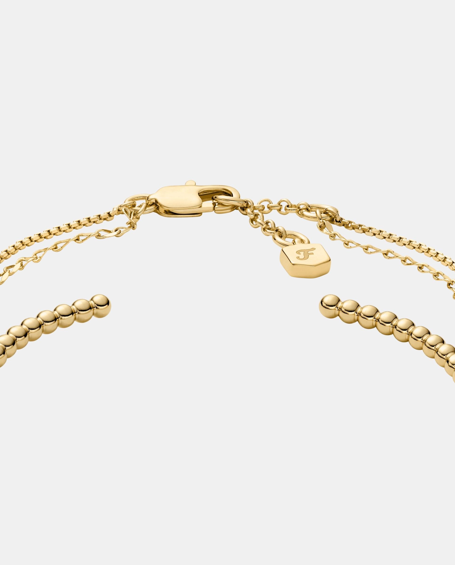 Imagen 3 de Set de pulseras de mujer ellis ja7293set de latón pulido - Fossil - Dorado Dorado