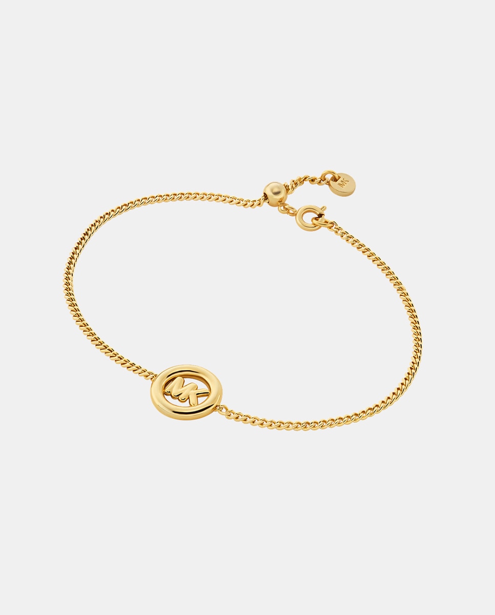 Pulsera de cadena de mujer de michael kors con logotipo - Dorado Dorado-1