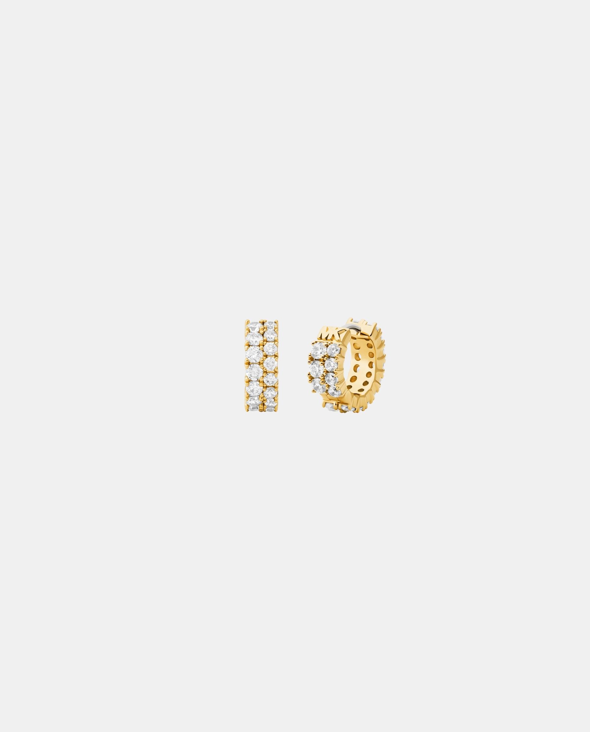 Pendientes huggie de mujer mkj8518710 con cristales - Michael Kors - Dorado Dorado-2
